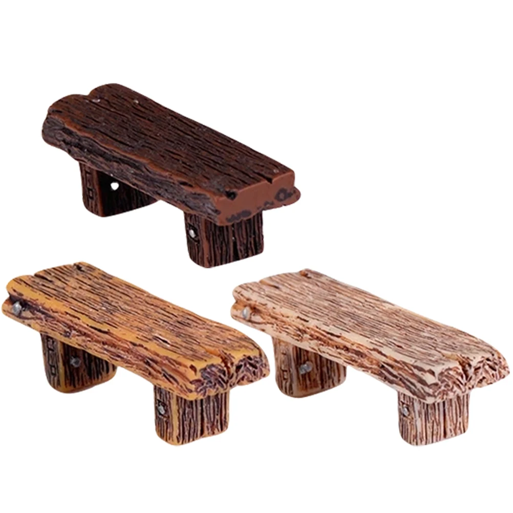 3pcs Solid Wood Stool Couple Decorations Durable Miniature Bench Garden Accessories Realistic House Toy Lovely Model
3pcs Solid Wood Stool Couple Decorations Durable Miniature Bench Garden Accessories Realistic House Toy Lovely Model