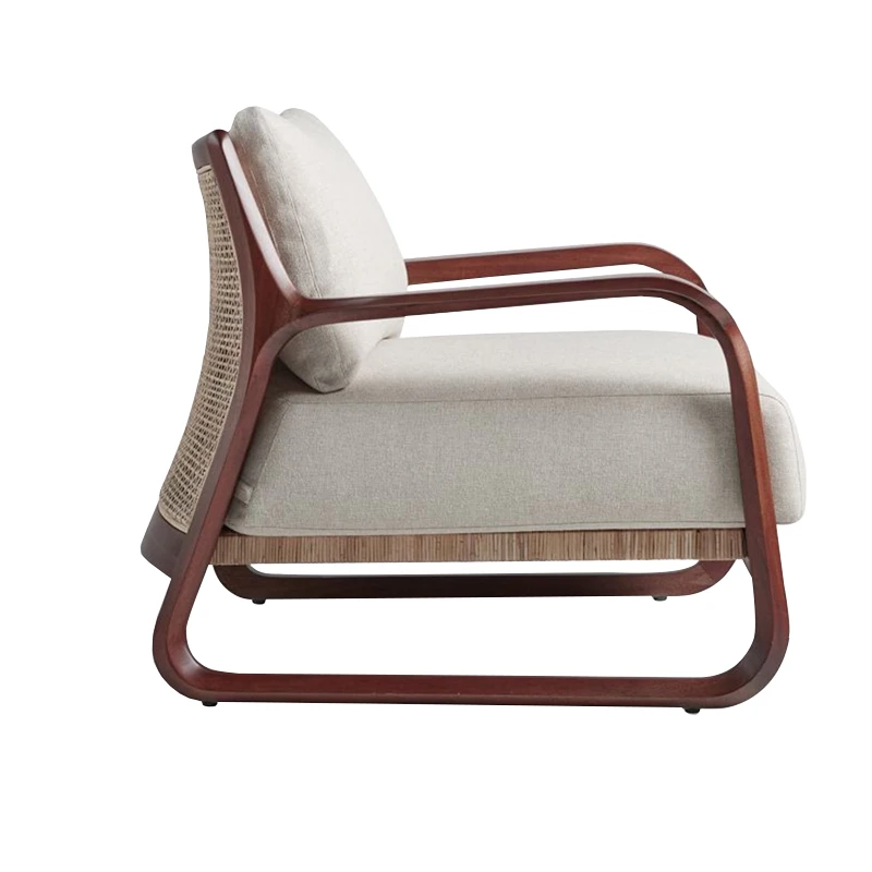 Lulin Nordic solid wood rattan chair, sofa living room home hotel high-end single simple rattan chair
Lulin Nordic solid wood rattan chair, sofa living room home hotel high-end single simple rattan chair