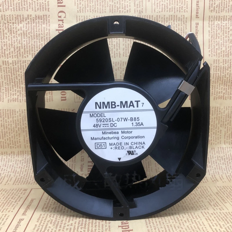 Y+1PCS New for NMB 5920SL-07W-B85 DC48V 1.35A 4-wire external fan #QW
Y+1PCS New for NMB 5920SL-07W-B85 DC48V 1.35A 4-wire external fan #QW