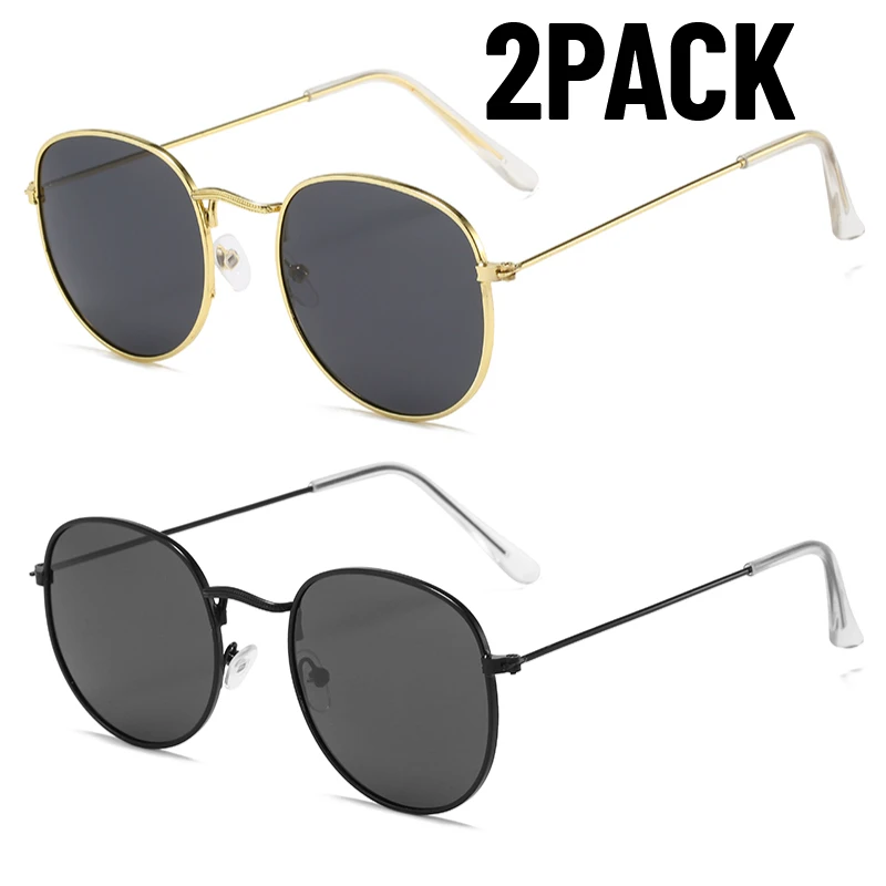 2PACK Men Metal Polarized Sunglasses Women Vintage SunGlasses Female Fashion Square Eyeglasses Brand Designer Gafas De Sol UV400
2PACK Men Metal Polarized Sunglasses Women Vintage SunGlasses Female Fashion Square Eyeglasses Brand Designer Gafas De Sol UV400