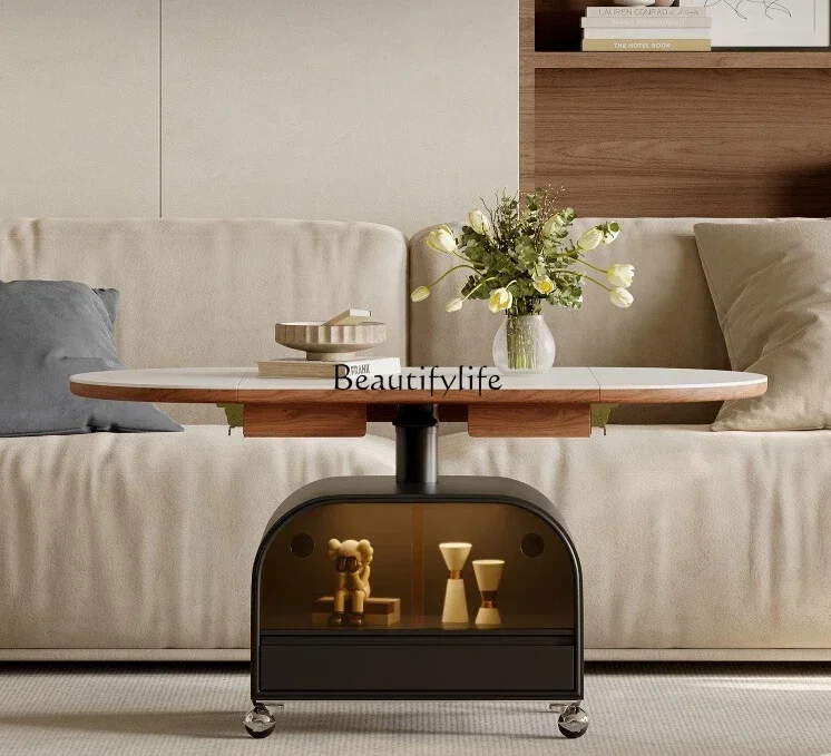 LXSimple and modern folding rock slab coffee table movable small apartment lifting coffee table dining table dual-purposeSSS
LXSimple and modern folding rock slab coffee table movable small apartment lifting coffee table dining table dual-purposeSSS