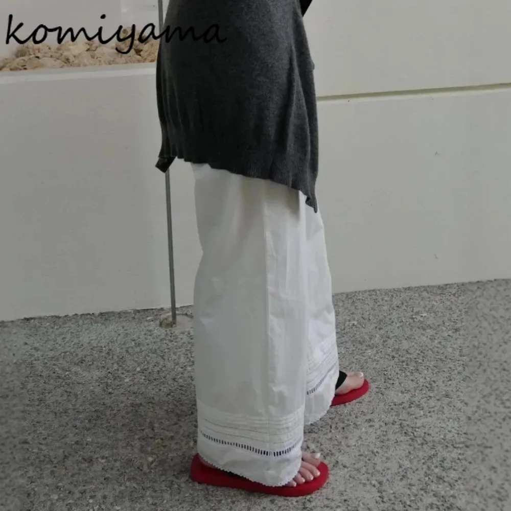 Japan Style Straight Wide Leg Pantalones Loose Ropa De Mujer Lace Spliced Pants Moda Simpel Pant Woman Autumn New Clothing
Japan Style Straight Wide Leg Pantalones Loose Ropa De Mujer Lace Spliced Pants Moda Simpel Pant Woman Autumn New Clothing