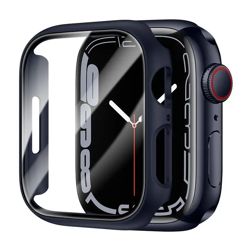 Glass+Case For Apple Watch 42 46mm 45mm 41mm 49mm 44mm 40mm straight edge Screen Protector Cover Case iWatch SE 6 7 8 9 10 Ultra
Glass+Case For Apple Watch 42 46mm 45mm 41mm 49mm 44mm 40mm straight edge Screen Protector Cover Case iWatch SE 6 7 8 9 10 Ultra