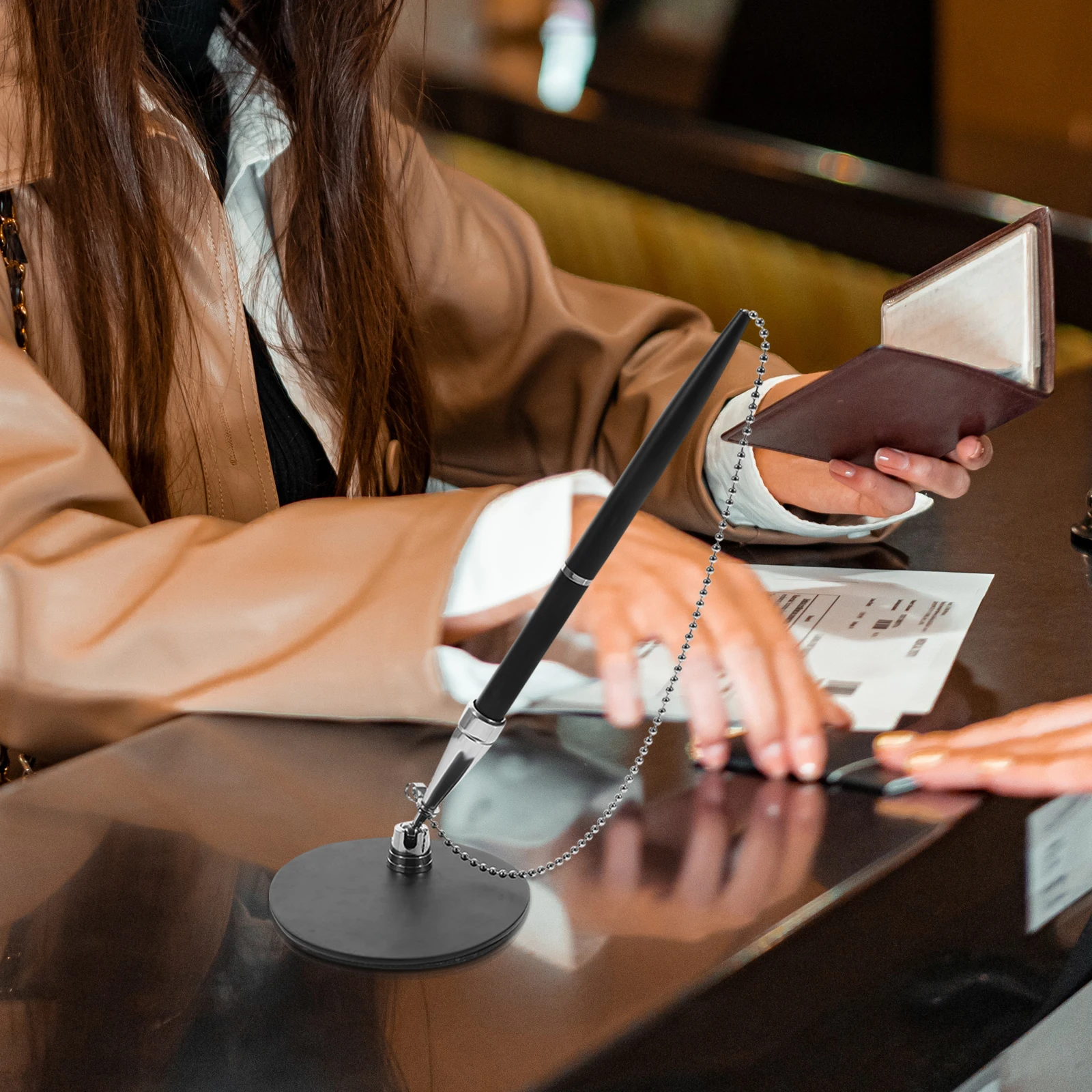 Signing Pen Business Desk Signature Autograph Pens for Guestbook with Stand Ink
Signing Pen Business Desk Signature Autograph Pens for Guestbook with Stand Ink
