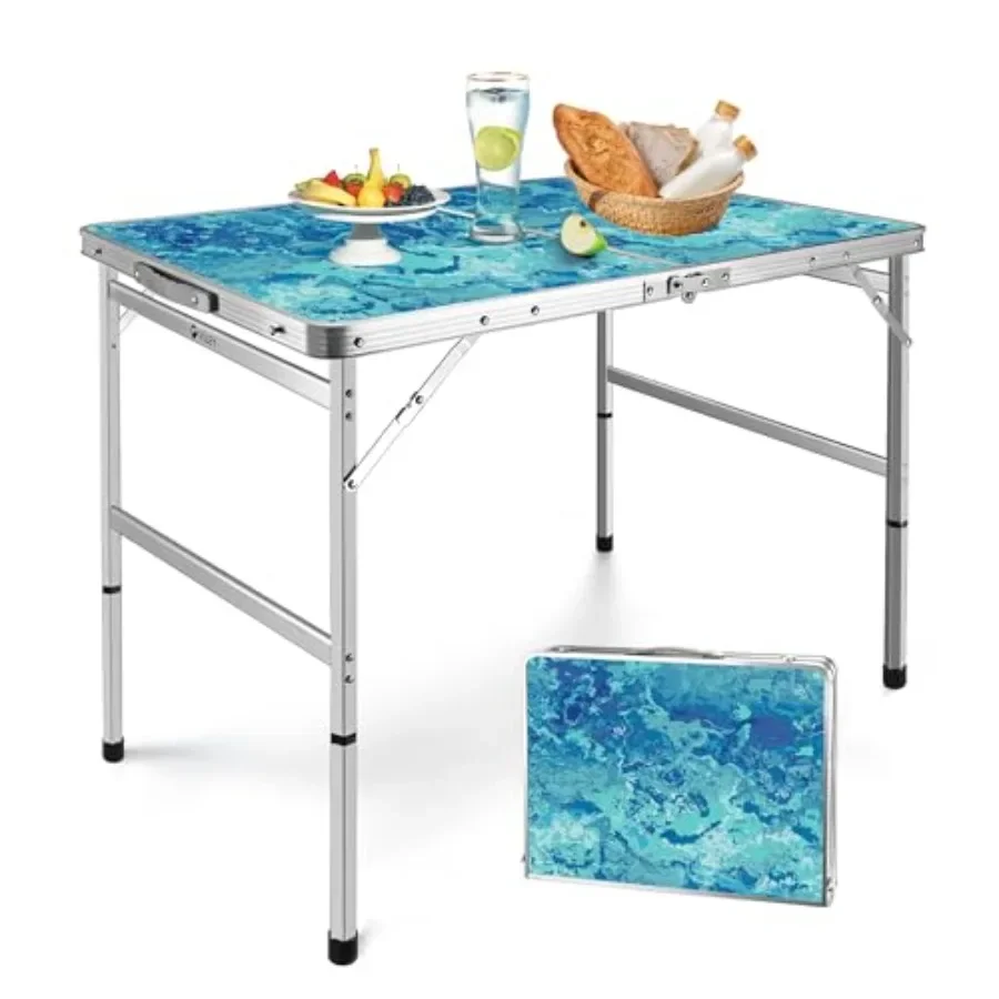 Folding Camping Table 3FT for Outdoor Picnic BBQ Travel Camping Indoor Use, Aluminum, Black, Adjustable Height Lightweight Port
Folding Camping Table 3FT for Outdoor Picnic BBQ Travel Camping Indoor Use, Aluminum, Black, Adjustable Height Lightweight Port