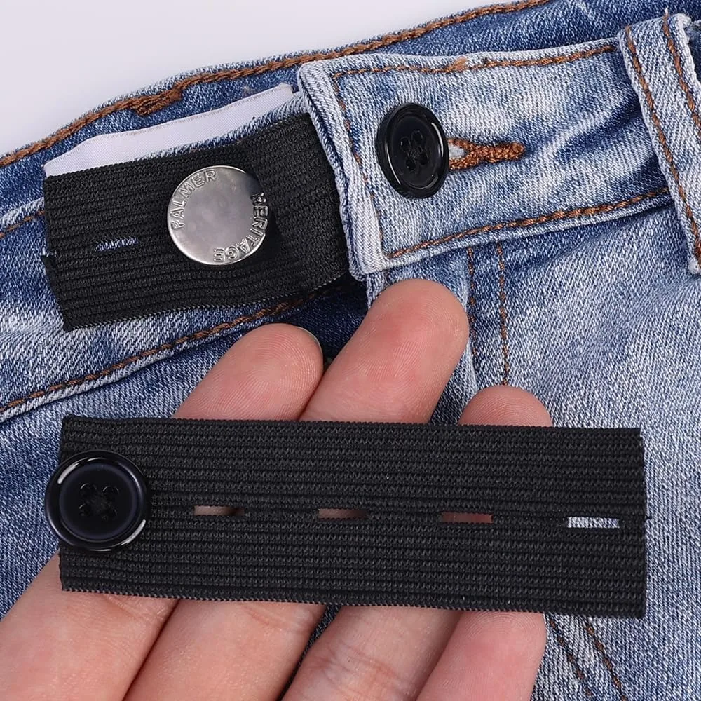 5 Pieces Elastic Waist Extenders, Adjustable Wasitband Button Extender for Pants Jeans Trousers
5 Pieces Elastic Waist Extenders, Adjustable Wasitband Button Extender for Pants Jeans Trousers