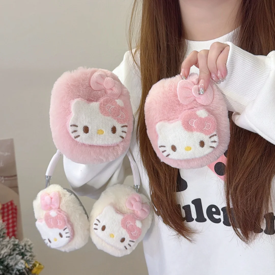 Cute Bow Sanrio Hello Kitty Plush Earphone Case For Apple Airpods Max 2 Wireless Bluetooth Fluffy Protection Headphones Cover
Cute Bow Sanrio Hello Kitty Plush Earphone Case For Apple Airpods Max 2 Wireless Bluetooth Fluffy Protection Headphones Cover
