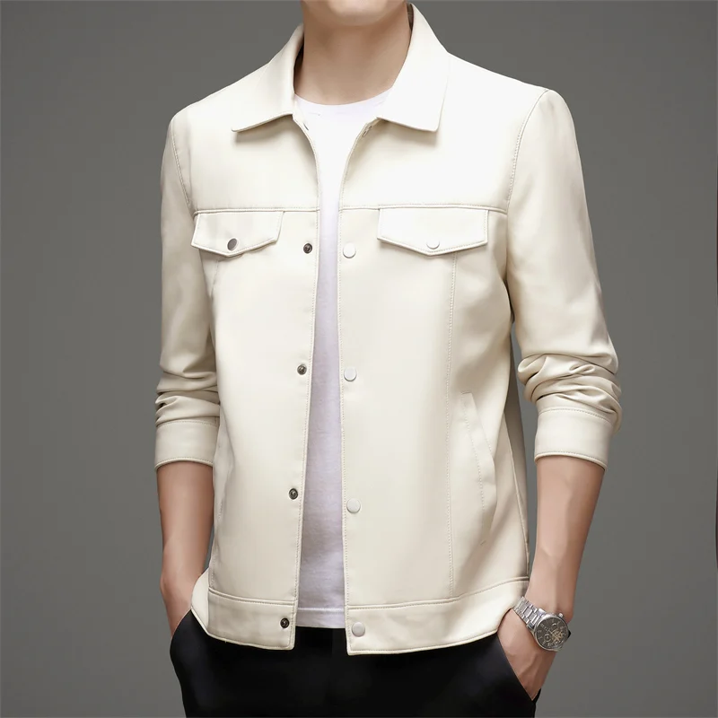 Повседневная кожаная куртка 2025 года для мужчин: модная британская джентльменская мотоциклетная утепленная куртка стандартной длины из искусственной кожи
Повседневная кожаная куртка 2025 года для мужчин: модная британская джентльменская мотоциклетная утепленная куртка стандартной длины из искусственной кожи