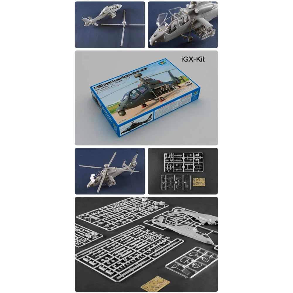 Trumpeter 05851 1/48 Scale Z19 Z19G Z-19G Light Scout Attack Helicopter Plastic Assembly Model Building Kit
Trumpeter 05851 1/48 Scale Z19 Z19G Z-19G Light Scout Attack Helicopter Plastic Assembly Model Building Kit