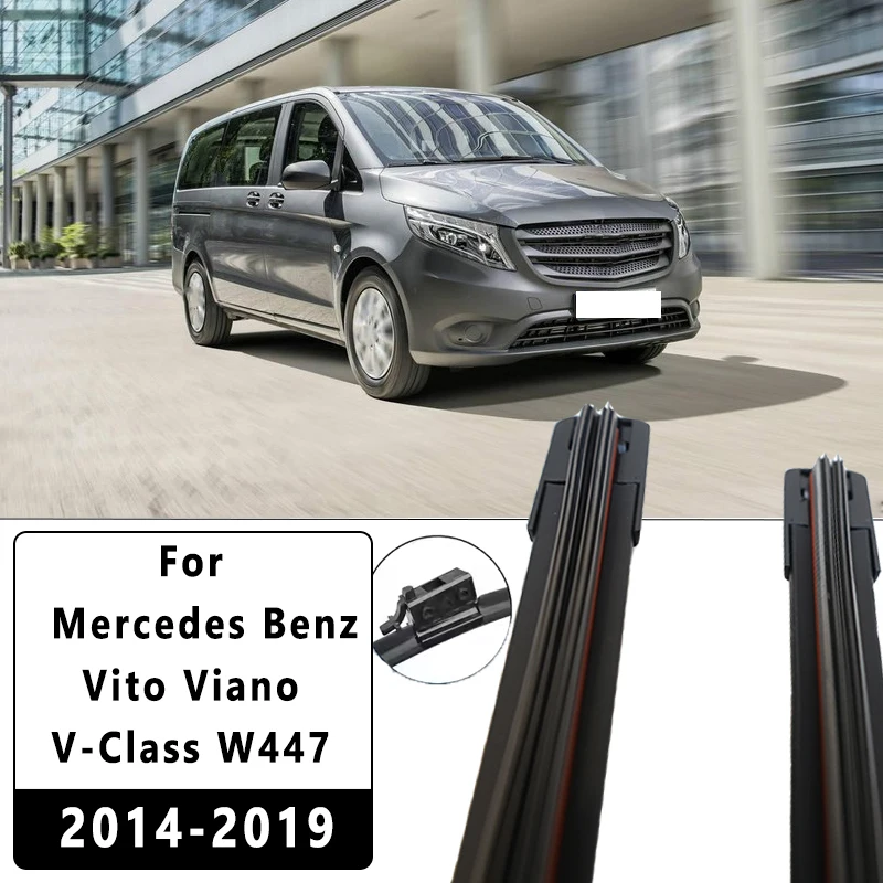 Front Windscreen Wiper Blades Windshield Window Accessories 2PCS for Mercedes Benz Vito Viano V-Class W447 2014-2019 28“+18”
Front Windscreen Wiper Blades Windshield Window Accessories 2PCS for Mercedes Benz Vito Viano V-Class W447 2014-2019 28“+18”