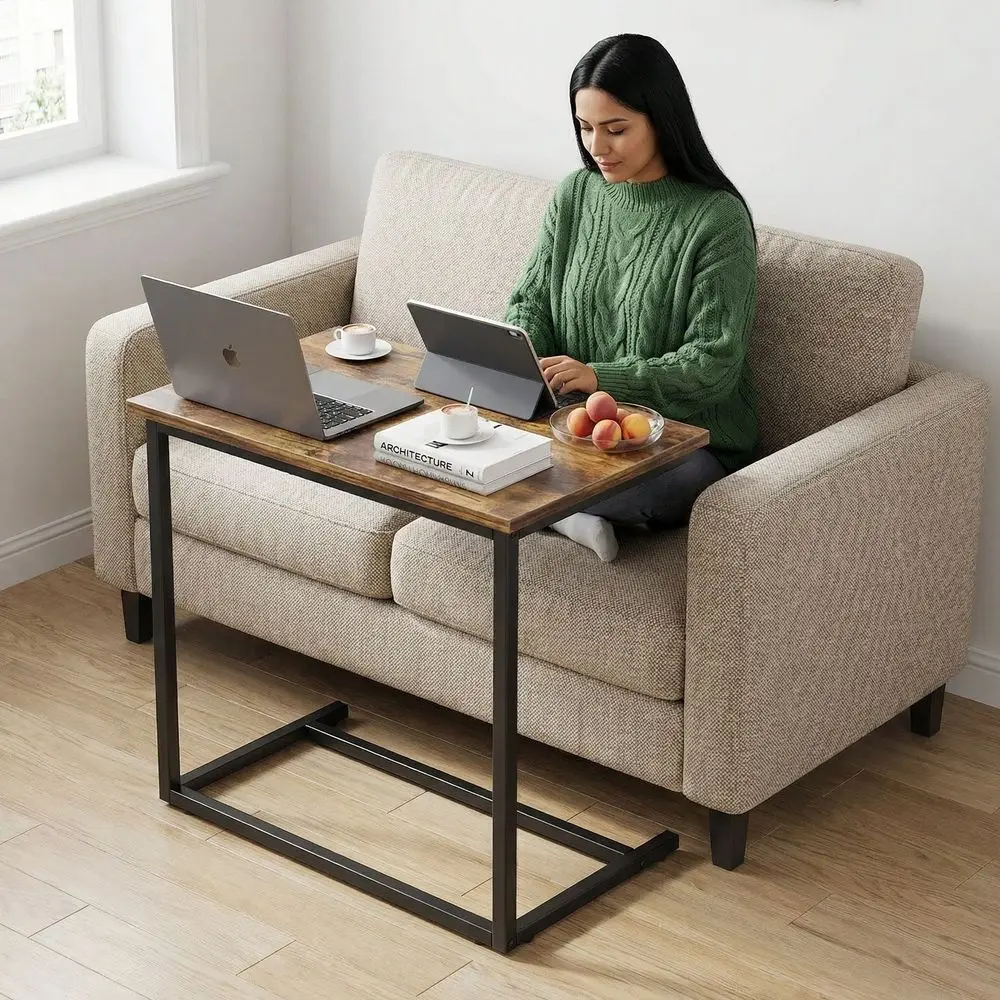 C Shaped End Table 27 Inches High Side Table For Couch Slide End Table For Living Room
C Shaped End Table 27 Inches High Side Table For Couch Slide End Table For Living Room