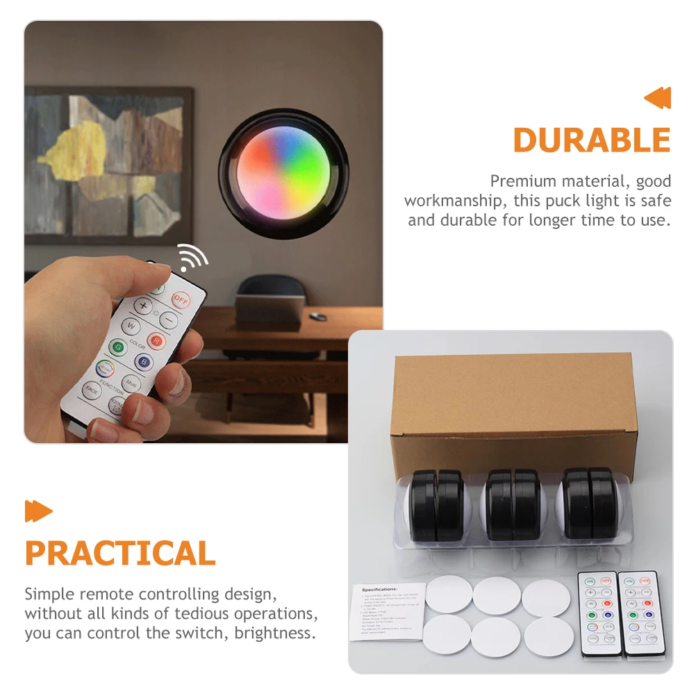 6pcs Led Puck Lights Operated Under Cabinet Light Dimmable Closet Ceiling Shelf Wireless Lamp
6pcs Led Puck Lights Operated Under Cabinet Light Dimmable Closet Ceiling Shelf Wireless Lamp