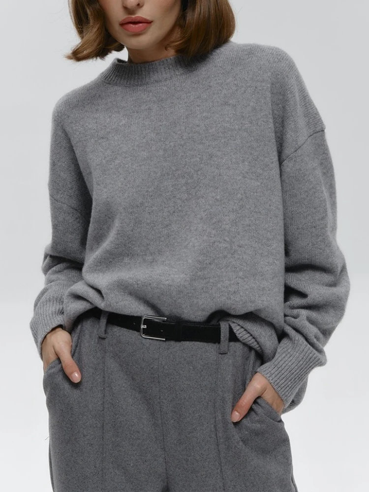 Новинка осени и зимы, женский свитер с круглым вырезом, винтажный вязаный свободный пуловер большого размера, женский мягкий теплый свитер для женской одежды
Новинка осени и зимы, женский свитер с круглым вырезом, винтажный вязаный свободный пуловер большого размера, женский мягкий теплый свитер для женской одежды