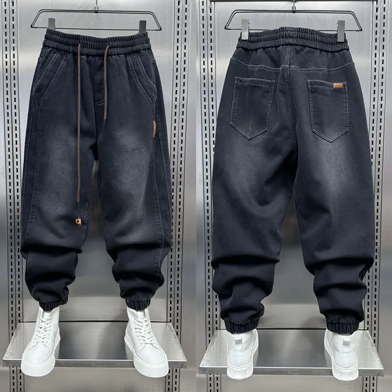 Waed Denim Pants Men's Loose Fit Vintage Casual Trousers Autumn Winter Large Size 300 Pou Harlan Leisure Pants
Waed Denim Pants Men's Loose Fit Vintage Casual Trousers Autumn Winter Large Size 300 Pou Harlan Leisure Pants