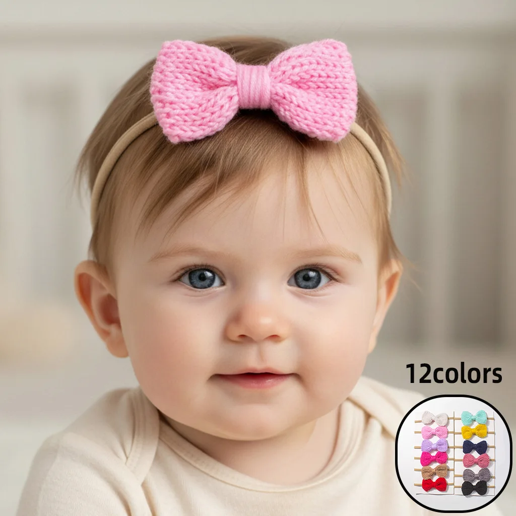 60 шт./лот, детские вязаные крючком нейлоновые повязки на голову с бантом, милые эластичные ленты для волос, детские аксессуары для волос
60 шт./лот, детские вязаные крючком нейлоновые повязки на голову с бантом, милые эластичные ленты для волос, детские аксессуары для волос