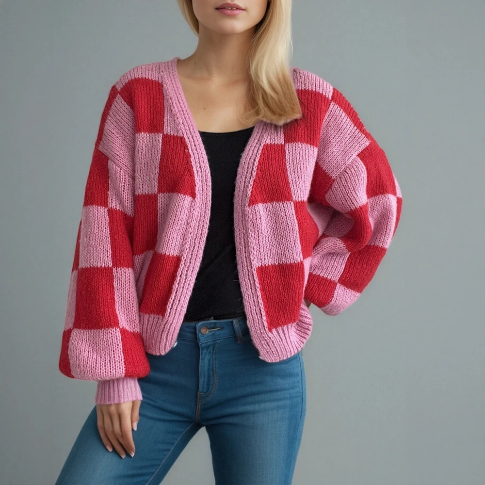 Кардиган с длинным рукавом и круглым вырезом, осень-зима, свободный крой, украшенный пуговицами, женская открытая рубашка, модная одежда
Кардиган с длинным рукавом и круглым вырезом, осень-зима, свободный крой, украшенный пуговицами, женская открытая рубашка, модная одежда