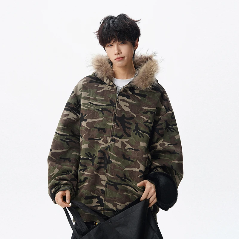 Весенне-осенние удобные куртки с капюшоном и меховым воротником, модная камуфляжная толстовка в парном стиле, мужские модные брендовые толстовки
Весенне-осенние удобные куртки с капюшоном и меховым воротником, модная камуфляжная толстовка в парном стиле, мужские модные брендовые толстовки