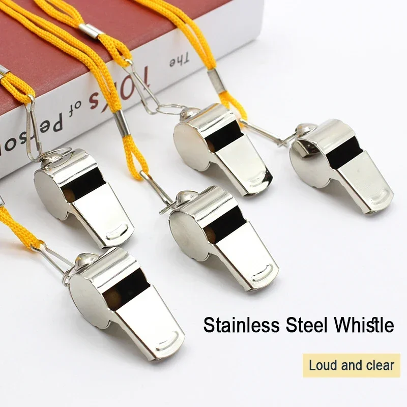 Metal Whistle Referee Sport Rugby Stainless Steel Whistles Soccer Football BasketballParty Training School Cheerleadingtools
Metal Whistle Referee Sport Rugby Stainless Steel Whistles Soccer Football BasketballParty Training School Cheerleadingtools