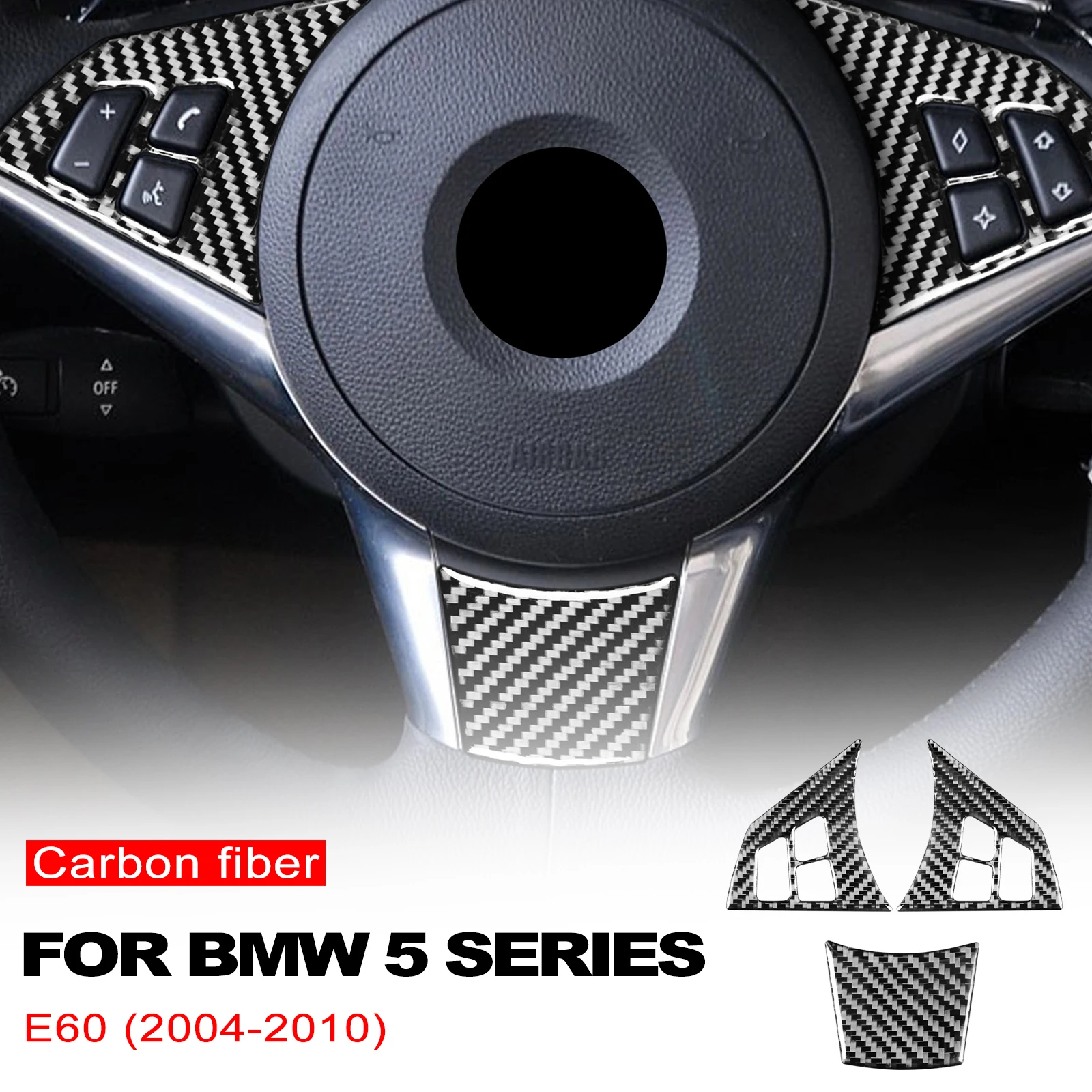 Автомобильные наклейки из углеродного волокна для BMW E60 5-Series 2004-2010, декоративная крышка рулевого колеса, отделка, аксессуары для интерьера а...
Автомобильные наклейки из углеродного волокна для BMW E60 5-Series 2004-2010, декоративная крышка рулевого колеса, отделка, аксессуары для интерьера а...