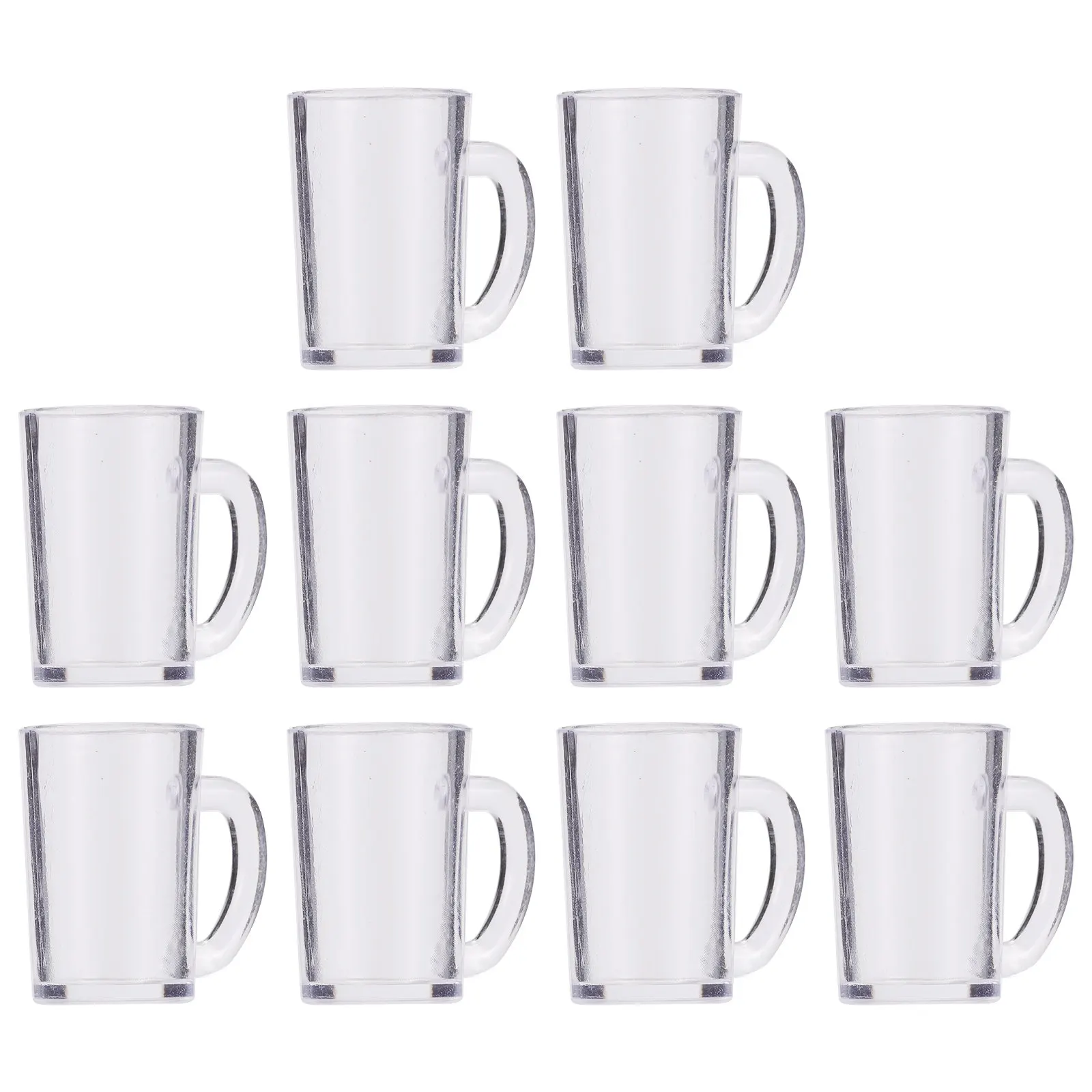 10pcs Mini Beer Mugs Resin Shot Glasses Smooth Surface Tiny House Kit Miniature Decor Models House Accessories
10pcs Mini Beer Mugs Resin Shot Glasses Smooth Surface Tiny House Kit Miniature Decor Models House Accessories