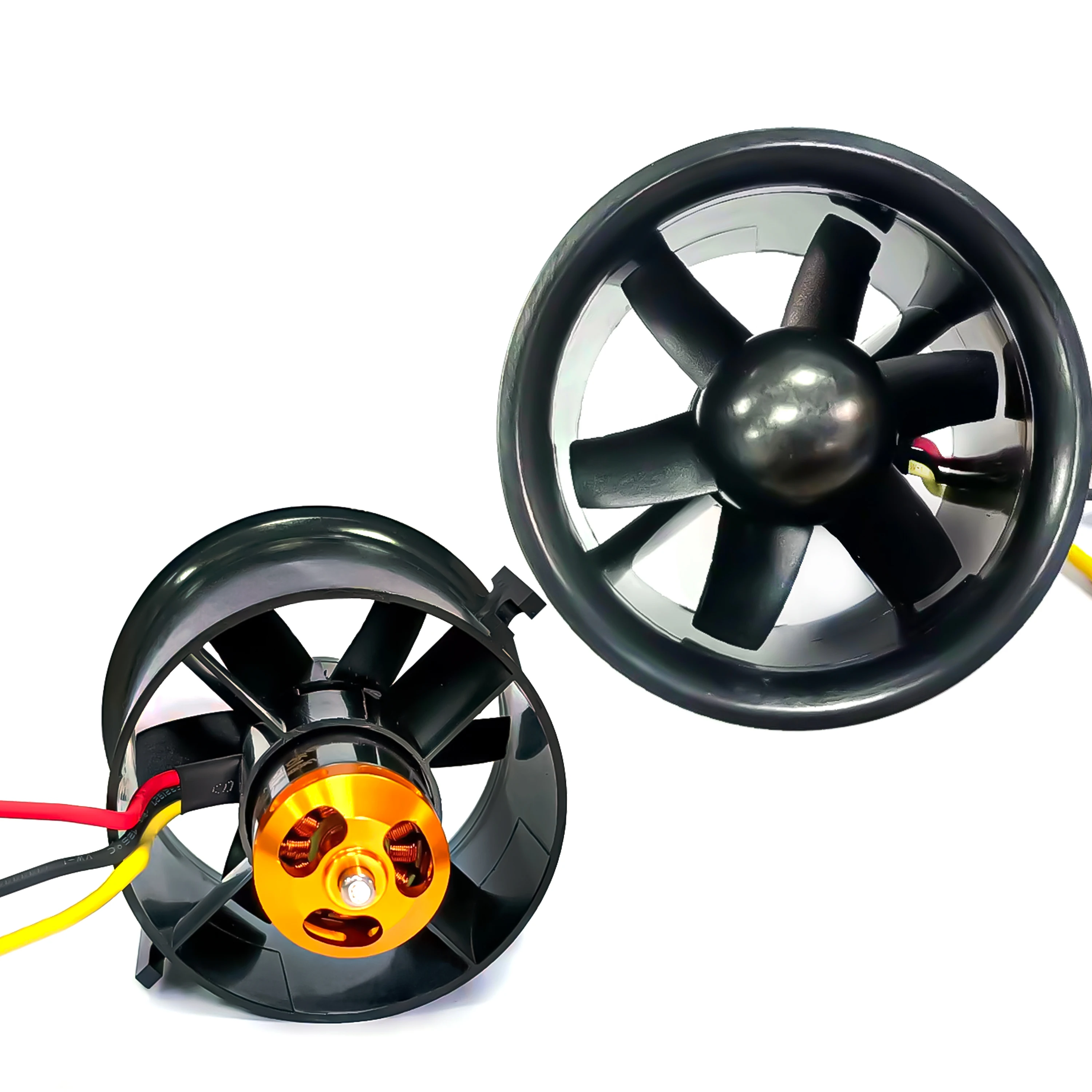 QX-MOTOR QF2827 70mm Ducted Fan EDF 6 Blades with Brushless Motor 2300KV 3500KV 3800KV use 60A / 80A ESC For RC Jet Airplanes
QX-MOTOR QF2827 70mm Ducted Fan EDF 6 Blades with Brushless Motor 2300KV 3500KV 3800KV use 60A / 80A ESC For RC Jet Airplanes