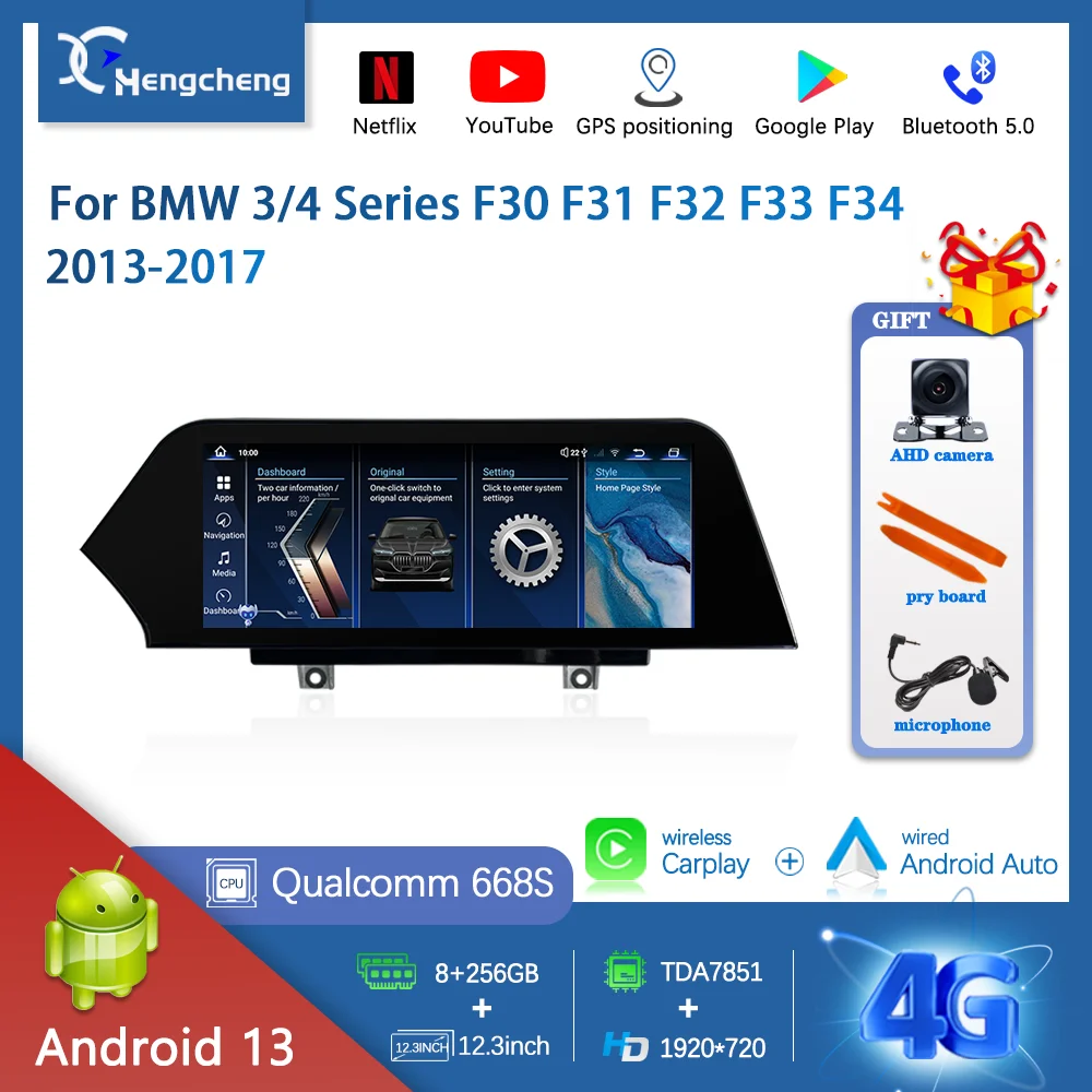 Автомобильный мультимедийный плеер 12,3 дюйма для BMW серии 3/4, F30, F31, F32, F33, F34, 2013-2017, GPS-навигация Carplay, 4G, 360 оригинальная система NBT
Автомобильный мультимедийный плеер 12,3 дюйма для BMW серии 3/4, F30, F31, F32, F33, F34, 2013-2017, GPS-навигация Carplay, 4G, 360 оригинальная система NBT
