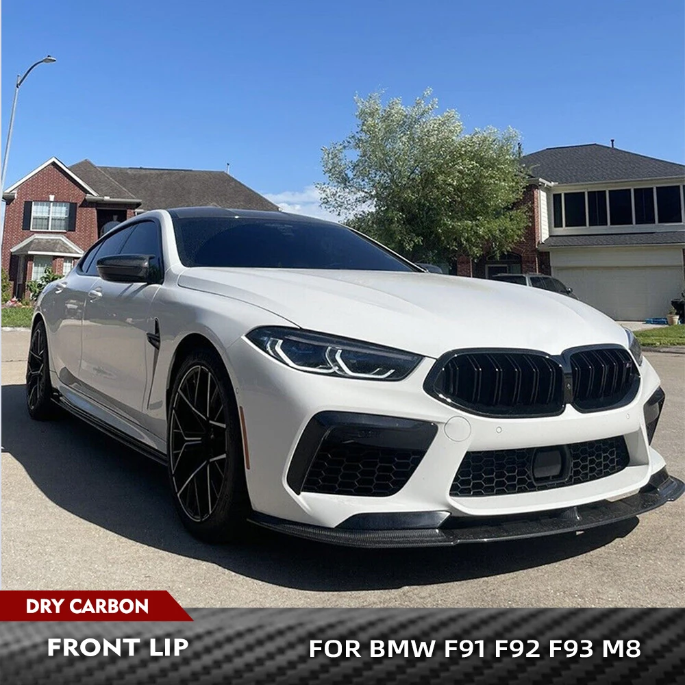 For BMW 8 Series F91 F92 F93 M8 2019-2022 Prepreg Dry Carbon Car Front Bumper Lip Car Front Lip Spoiler Wide Racing Body Kits 
For BMW 8 Series F91 F92 F93 M8 2019-2022 Prepreg Dry Carbon Car Front Bumper Lip Car Front Lip Spoiler Wide Racing Body Kits