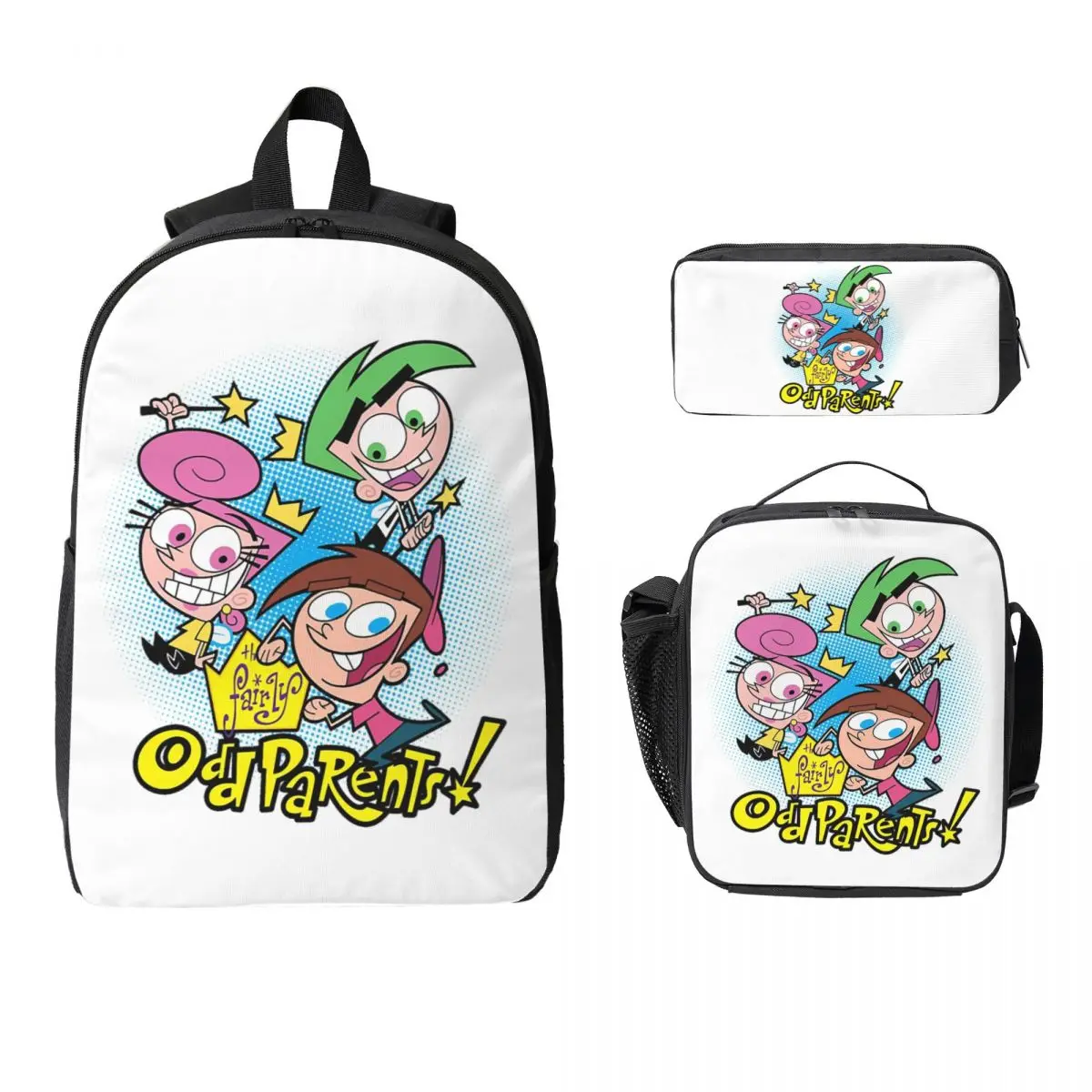 Fairly Oddparents Cosmo Backpack Boys Girls BookBag School Bag Computer Shoulder Bags 3ps Insulated Lunch Bag Pencil Case
Fairly Oddparents Cosmo Backpack Boys Girls BookBag School Bag Computer Shoulder Bags 3ps Insulated Lunch Bag Pencil Case