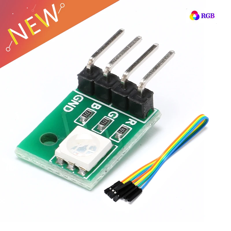 RGB светодиодный 3 цвета RGB SMD светодиодный модуль 5050 full color Pwm tri-color СВЕТОДИОДНЫЙ 3,3 V-5V для Arduino MCU
RGB светодиодный 3 цвета RGB SMD светодиодный модуль 5050 full color Pwm tri-color СВЕТОДИОДНЫЙ 3,3 V-5V для Arduino MCU