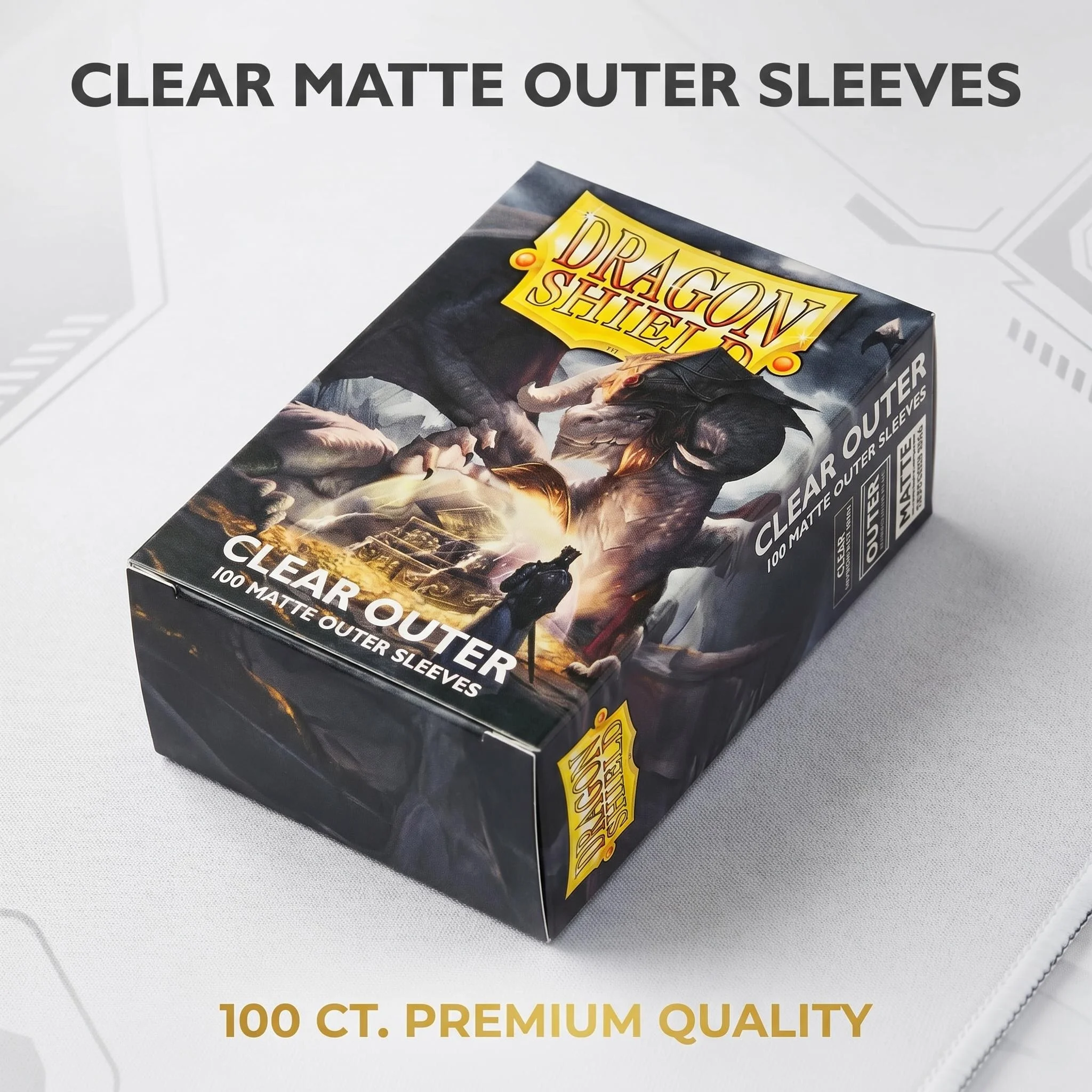 Dragon Shield 100 Count Matte Clear Outer Card Sleeves - Premium TCG & Collectible Card Protectors
Dragon Shield 100 Count Matte Clear Outer Card Sleeves - Premium TCG & Collectible Card Protectors