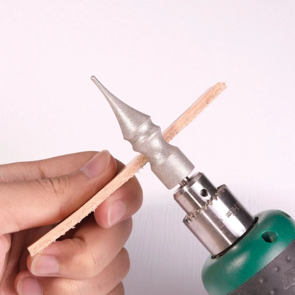 Metal Polishing Head for Leather Crafting 240 Grit Abrasive Tool with Pointed Tip for Detailed Edge Polishing Compatible
Metal Polishing Head for Leather Crafting 240 Grit Abrasive Tool with Pointed Tip for Detailed Edge Polishing Compatible