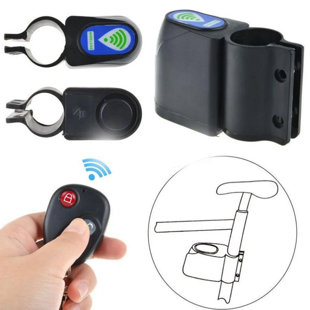 Bike Security Alarm Lock Black 110db Audible Sound Multi-Sensitivity 4-Digit Code Anti-Theft Waterproof Saving DIY 
Bike Security Alarm Lock Black 110db Audible Sound Multi-Sensitivity 4-Digit Code Anti-Theft Waterproof Saving DIY
