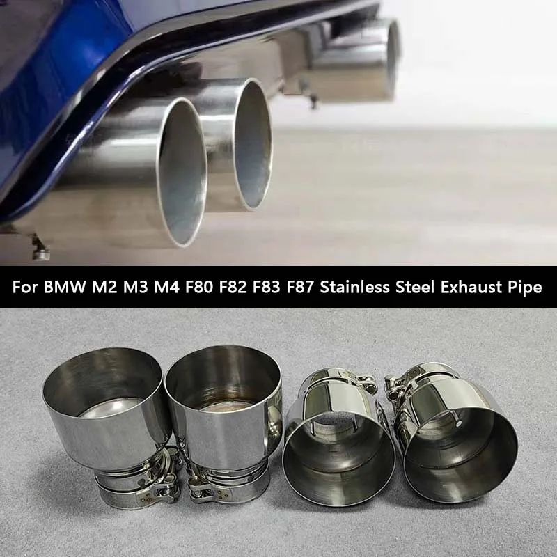 1 Set (4 Pcs) M Exhaust Pipe For BMW M2 M3 M4 F80 F82 F83 F87 ID 70 OD 95MM Stainless Steel Muffler Tip Tail Throat Nozzles
1 Set (4 Pcs) M Exhaust Pipe For BMW M2 M3 M4 F80 F82 F83 F87 ID 70 OD 95MM Stainless Steel Muffler Tip Tail Throat Nozzles