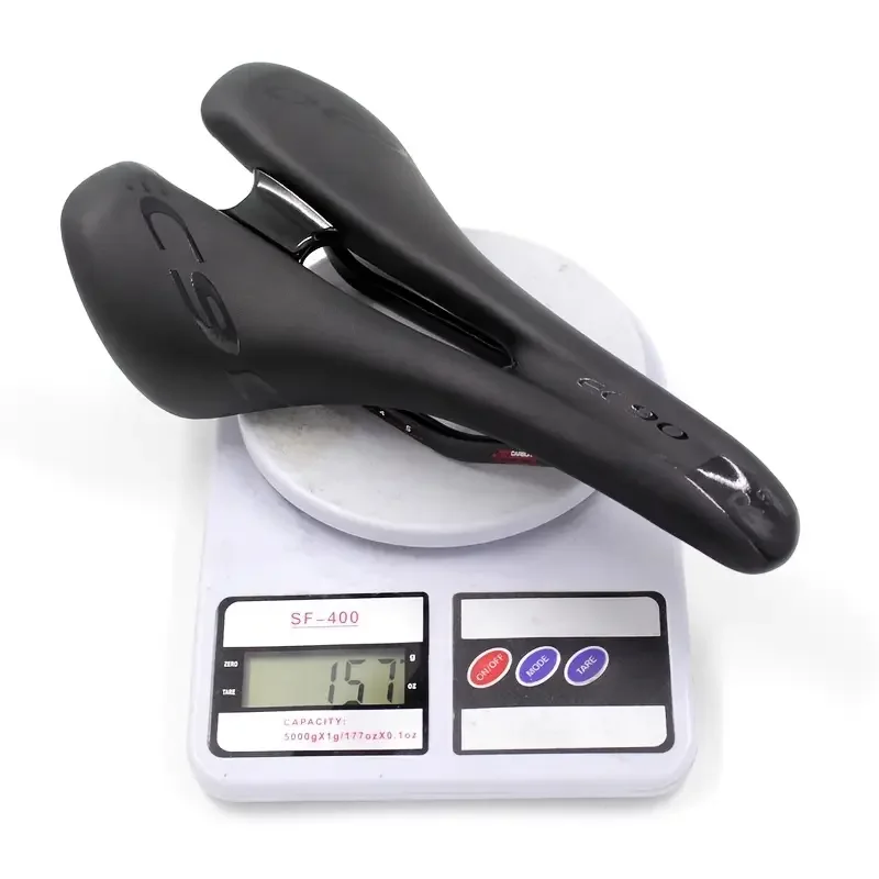 Bicycle Comfort Saddle, New Carbon Fiber Track, EVO Sponge, For MTB And Road Bike
Bicycle Comfort Saddle, New Carbon Fiber Track, EVO Sponge, For MTB And Road Bike