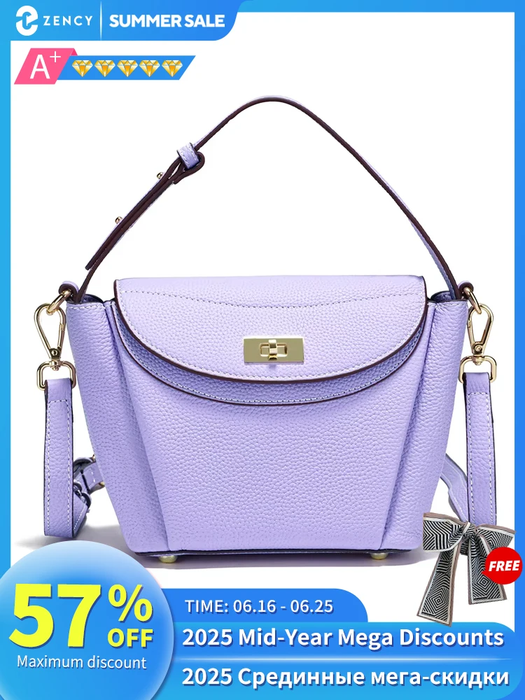 Zency Luxury Genuine Leather Tote Bag For Women Elegant High End Bag Shoulder Crossbody Handbag Top Handle Bags Noble Purple Bag
Zency Luxury Genuine Leather Tote Bag For Women Elegant High End Bag Shoulder Crossbody Handbag Top Handle Bags Noble Purple Bag