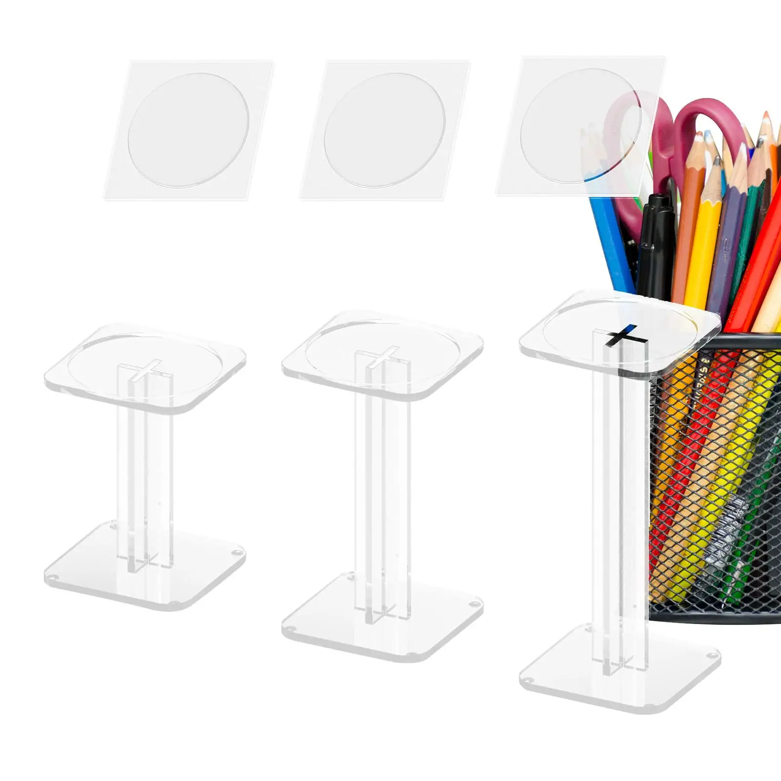 Action Figure Display 3-Piece Acrylic Model Risers Display Stands Tiered Riser Table Organizer For Collectibles Toys Jewelry
Action Figure Display 3-Piece Acrylic Model Risers Display Stands Tiered Riser Table Organizer For Collectibles Toys Jewelry