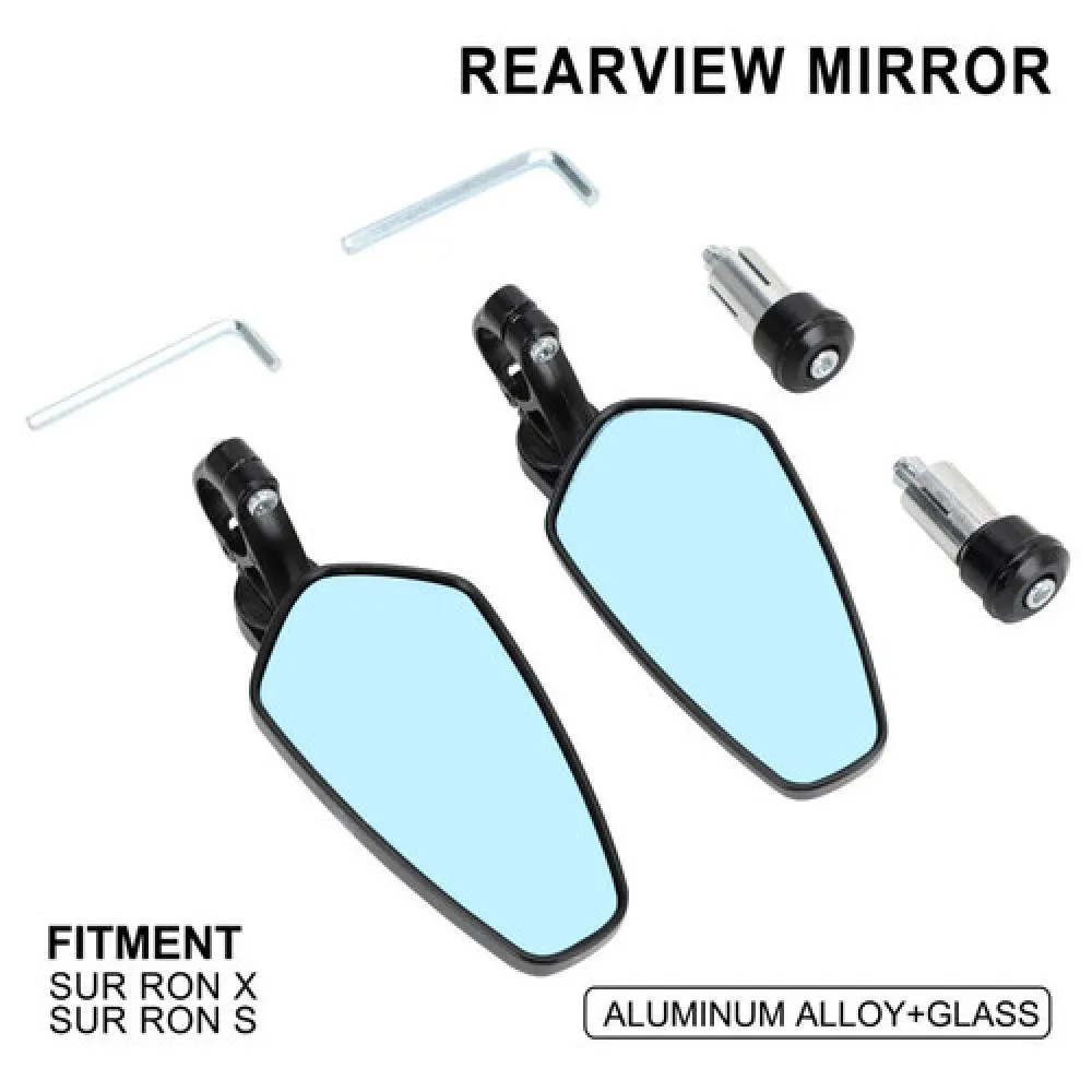 Motorcycle Accessory Rearview Mirror Rear-vision Mirror Aluminum and Glass for Surron Sur Ron Sur-Ron X S Lightbee
Motorcycle Accessory Rearview Mirror Rear-vision Mirror Aluminum and Glass for Surron Sur Ron Sur-Ron X S Lightbee