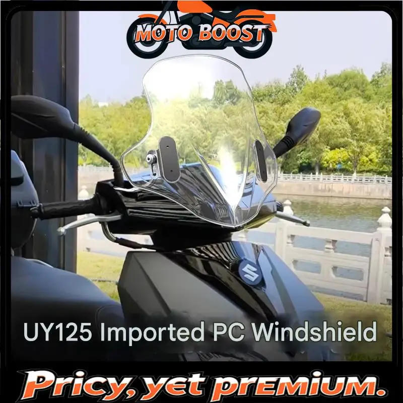【Premium quality】FOR Suzuki UY125 Haojue AFR125 Body Line Matching PC Windshield Upgrade Part for Motorcycle Appearance Enhancer
【Premium quality】FOR Suzuki UY125 Haojue AFR125 Body Line Matching PC Windshield Upgrade Part for Motorcycle Appearance Enhancer