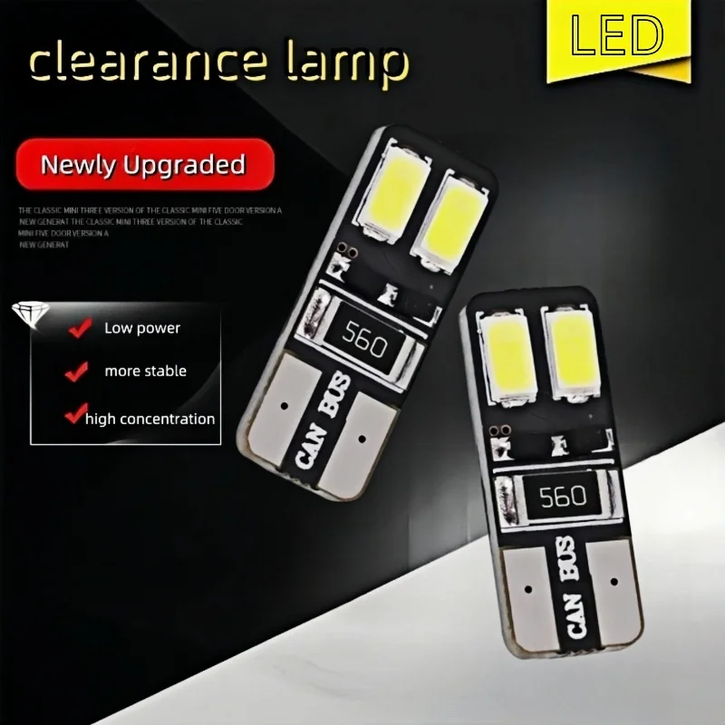 Автомобильный светодиодный фонарь T10 W5W 5730 4SMD, декодирование, сверхвысокая яркость, лампа для чтения, задний фонарь багажника, модификация плагина T10
Автомобильный светодиодный фонарь T10 W5W 5730 4SMD, декодирование, сверхвысокая яркость, лампа для чтения, задний фонарь багажника, модификация плагина T10