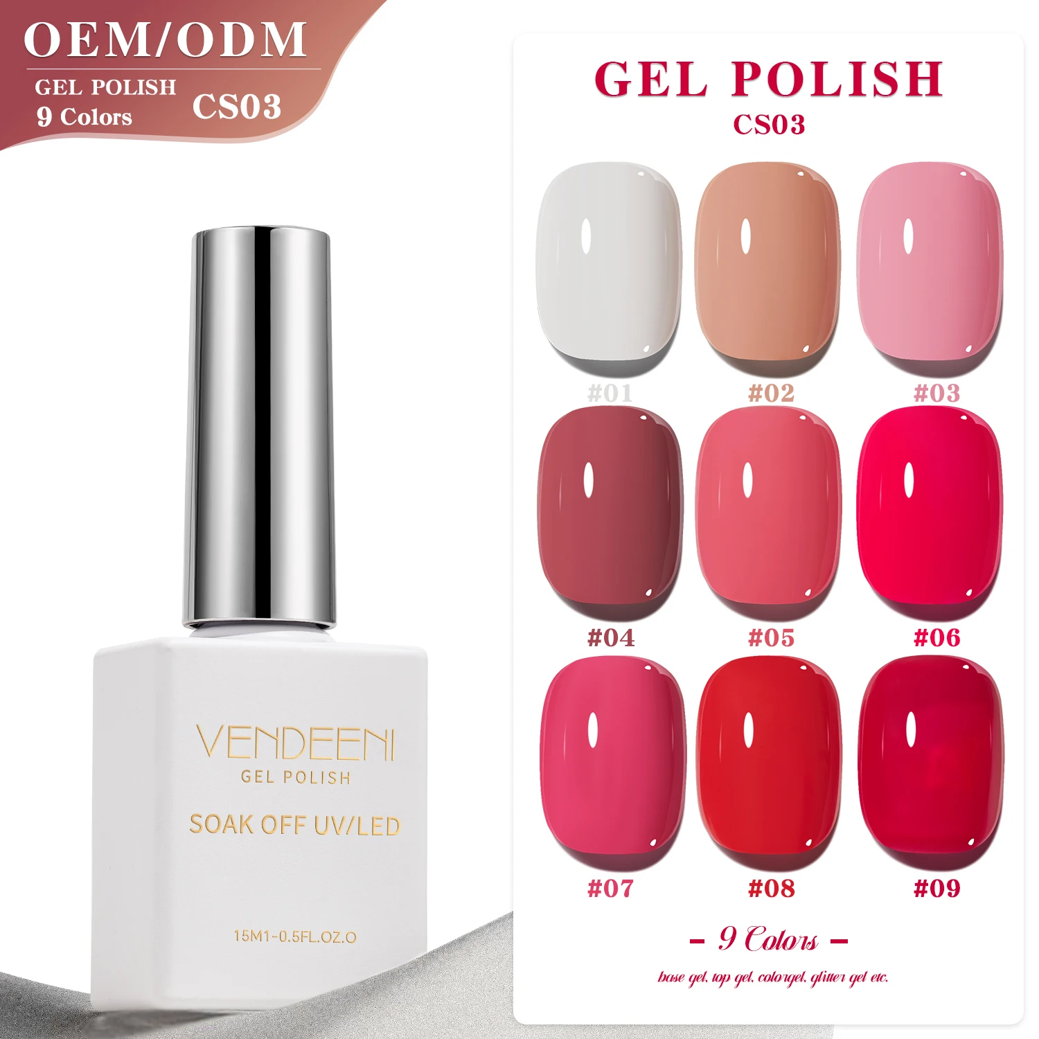 Vendeeni 9 цветов/набор 15 м новый дизайн красный УФ-лак гель-лак для ногтей оптовая продажа принадлежности для дизайна ногтей Unas Gel УФ-гель-лак для ногтей набор 
Vendeeni 9 цветов/набор 15 м новый дизайн красный УФ-лак гель-лак для ногтей оптовая продажа принадлежности для дизайна ногтей Unas Gel УФ-гель-лак для ногтей набор