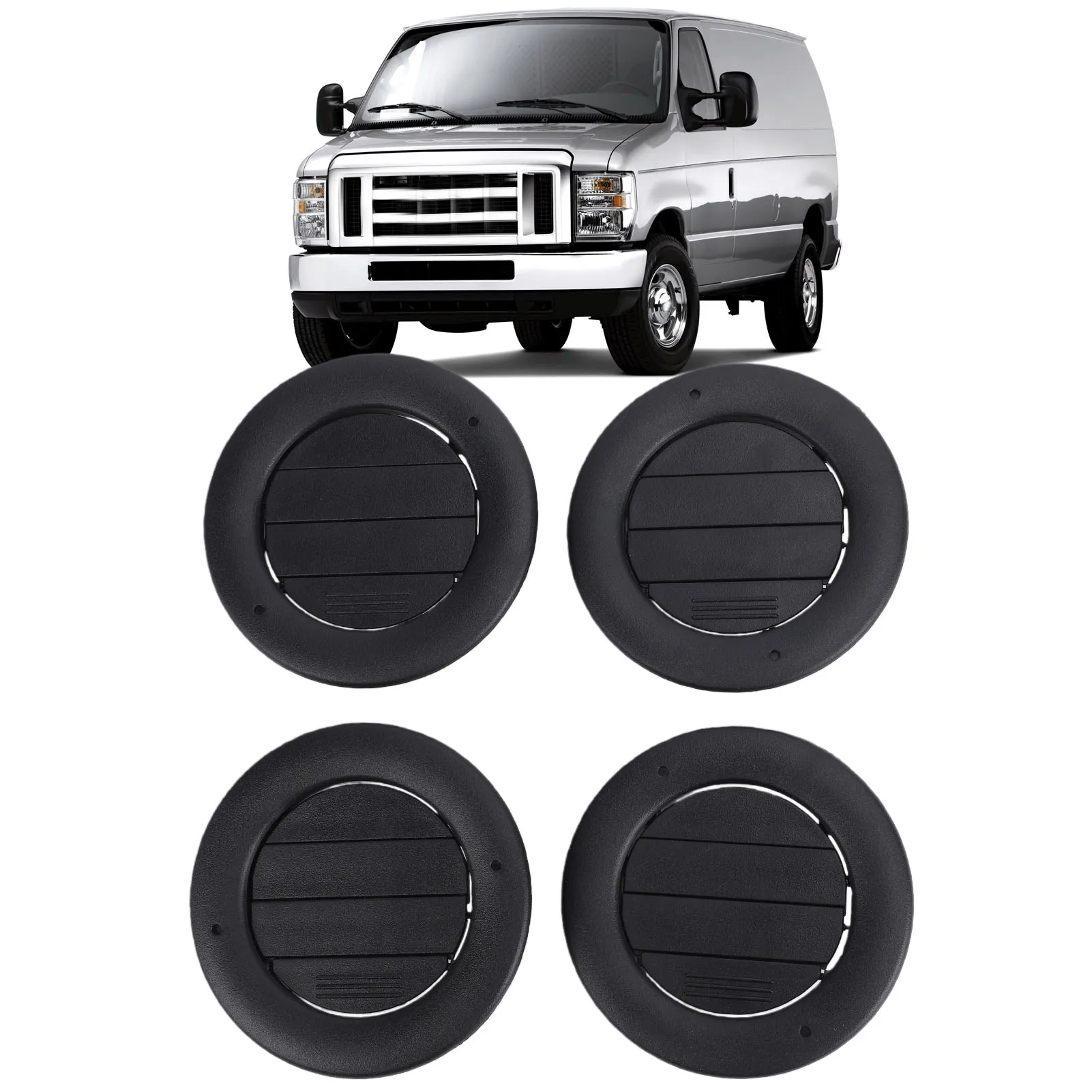 Four roof-mounted conditioning vents 9C2Z 19893 AD roof ventilation grille cover for Ford E-150 E-250 2009-2014
Four roof-mounted conditioning vents 9C2Z 19893 AD roof ventilation grille cover for Ford E-150 E-250 2009-2014