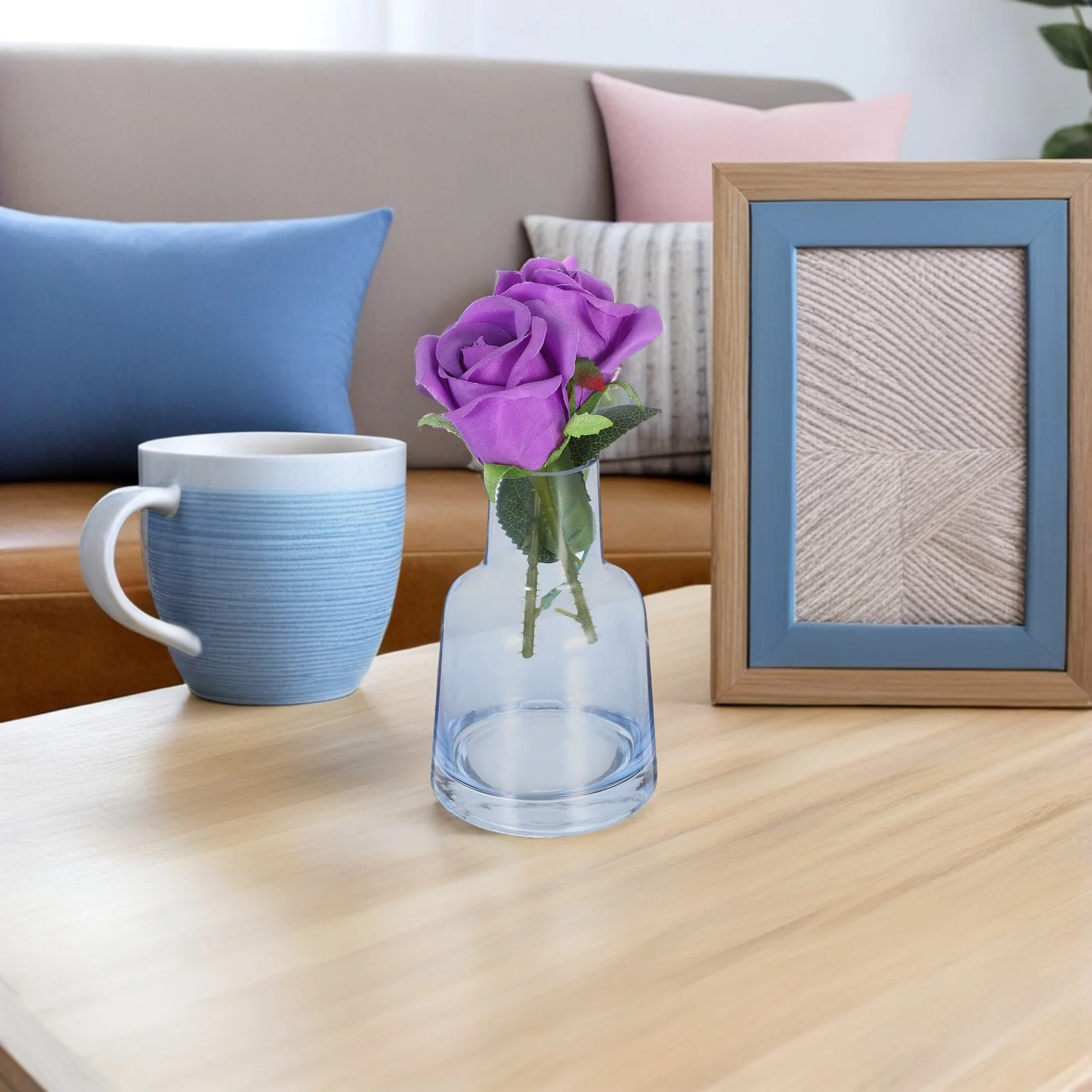 Elegant Flower Glass Vase Container for Living Room Bedroom Decor Brevicollis Grey Blue Glass Flower Bottle Arrangement Decor
Elegant Flower Glass Vase Container for Living Room Bedroom Decor Brevicollis Grey Blue Glass Flower Bottle Arrangement Decor