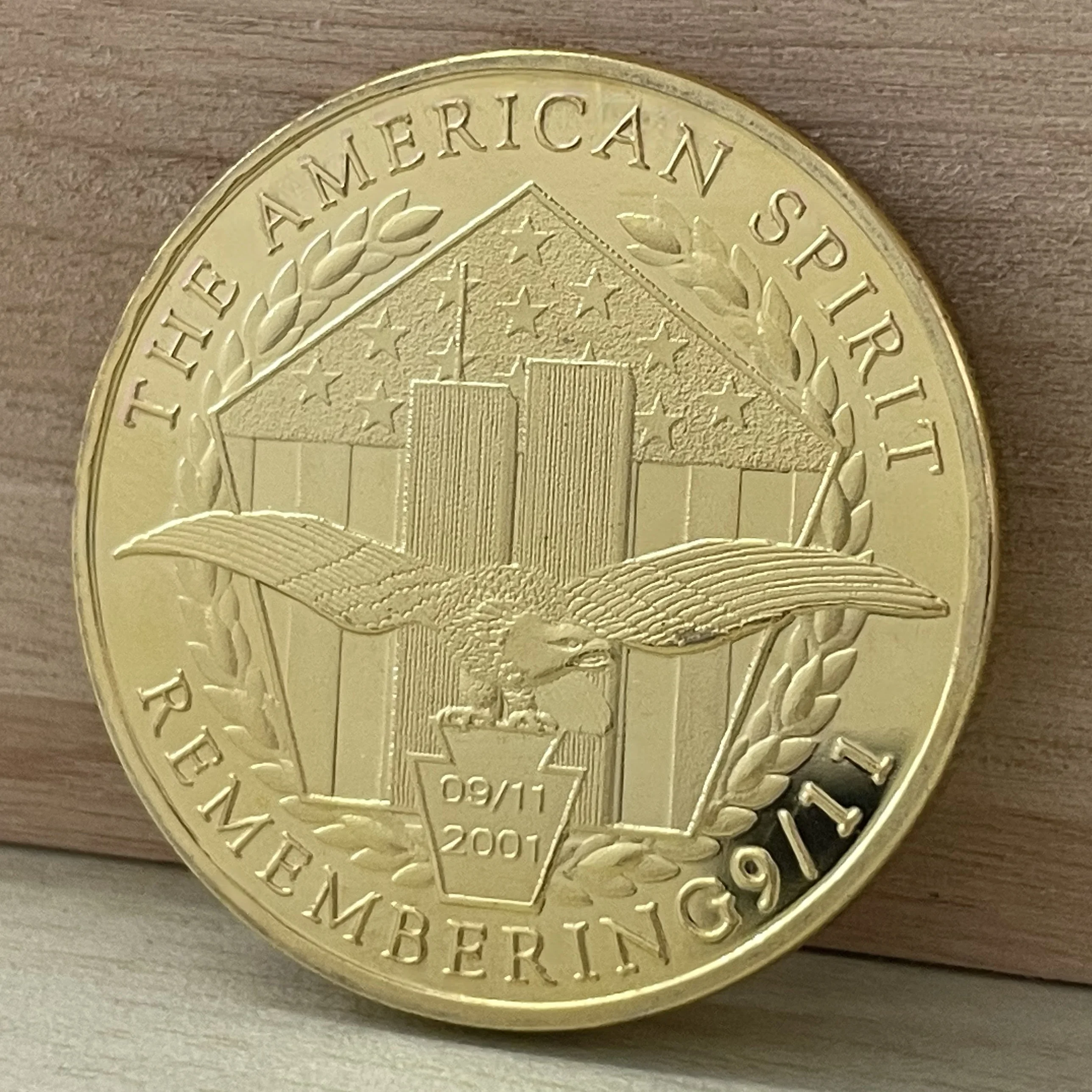 Gold Plated US 911 Event Commemorative Coin The American Spirit Liberty Collectibles Art Souvenir Challenge Coin
Gold Plated US 911 Event Commemorative Coin The American Spirit Liberty Collectibles Art Souvenir Challenge Coin