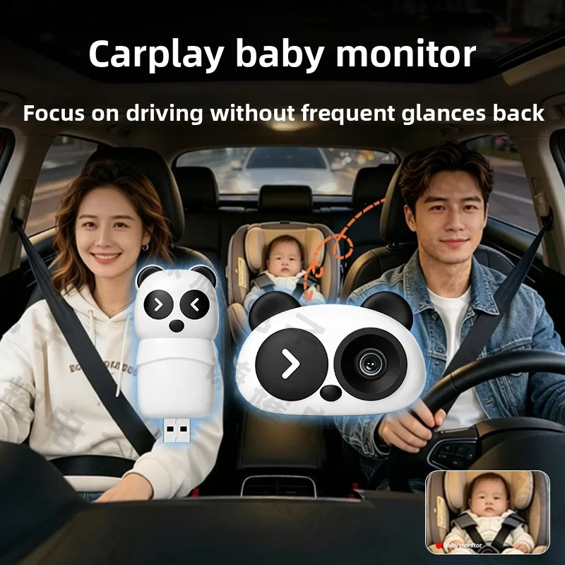 Wireless CarPlay Android Auto Baby Camera Adapter Rearview InCar Infant Pet Monitoring Wired-to-Wireless Box Plug&Play for Car
Wireless CarPlay Android Auto Baby Camera Adapter Rearview InCar Infant Pet Monitoring Wired-to-Wireless Box Plug&Play for Car