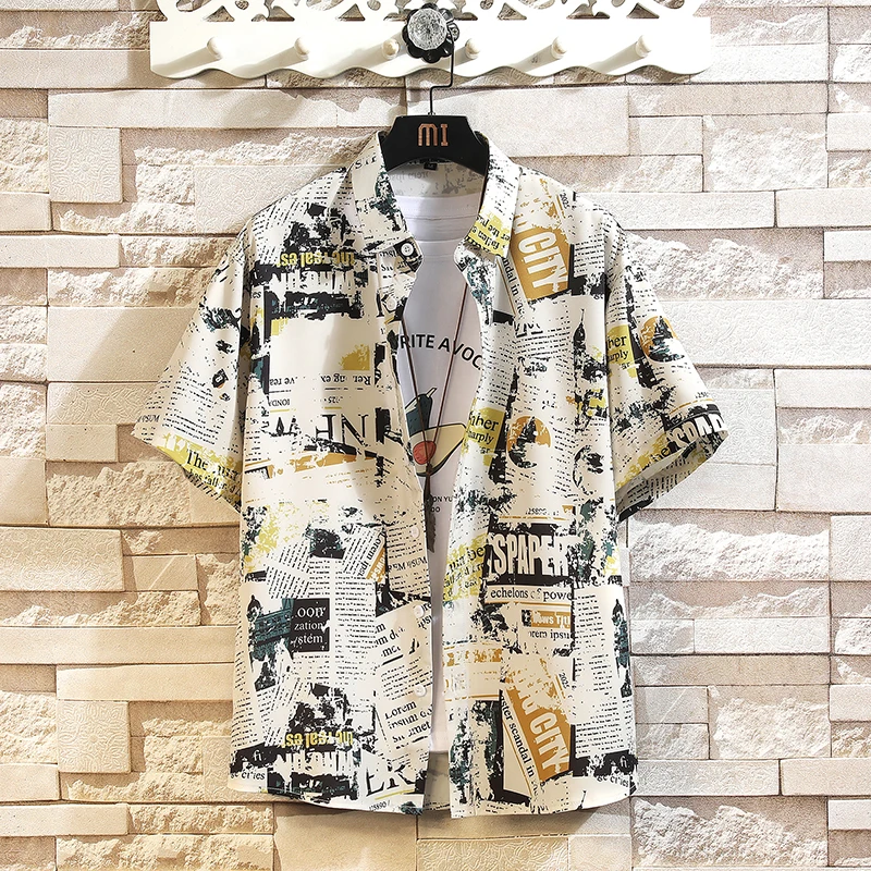 New Fashion Design Ice Silk Loose Shirt For Men Women Printed Hawaiian Short Sleeve Shirts Oversized Beach Holiday Vacation Top
New Fashion Design Ice Silk Loose Shirt For Men Women Printed Hawaiian Short Sleeve Shirts Oversized Beach Holiday Vacation Top