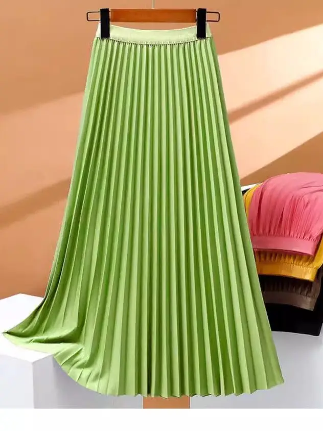 Тяжелая юбка Emed f, женская весна-лето 2025, плиссированная юбка-миди Ele, повседневная драпированная юбка трапециевидной формы, корейский сле
Тяжелая юбка Emed f, женская весна-лето 2025, плиссированная юбка-миди Ele, повседневная драпированная юбка трапециевидной формы, корейский сле