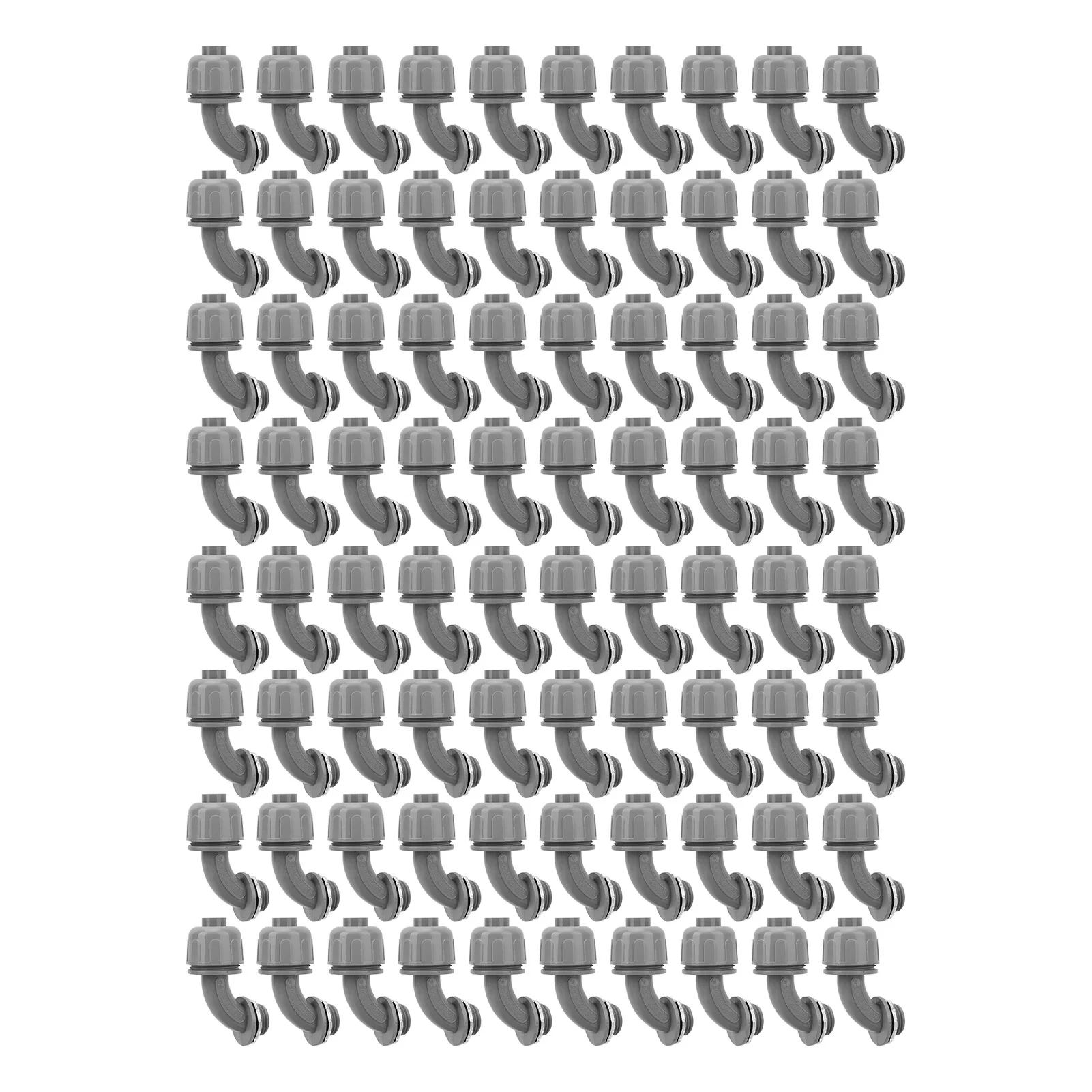 100PCS Liquid Tight Connector 1/2 Inch Thread 90 Degree PVC Non Metallic Electrical Conduit Connector
100PCS Liquid Tight Connector 1/2 Inch Thread 90 Degree PVC Non Metallic Electrical Conduit Connector