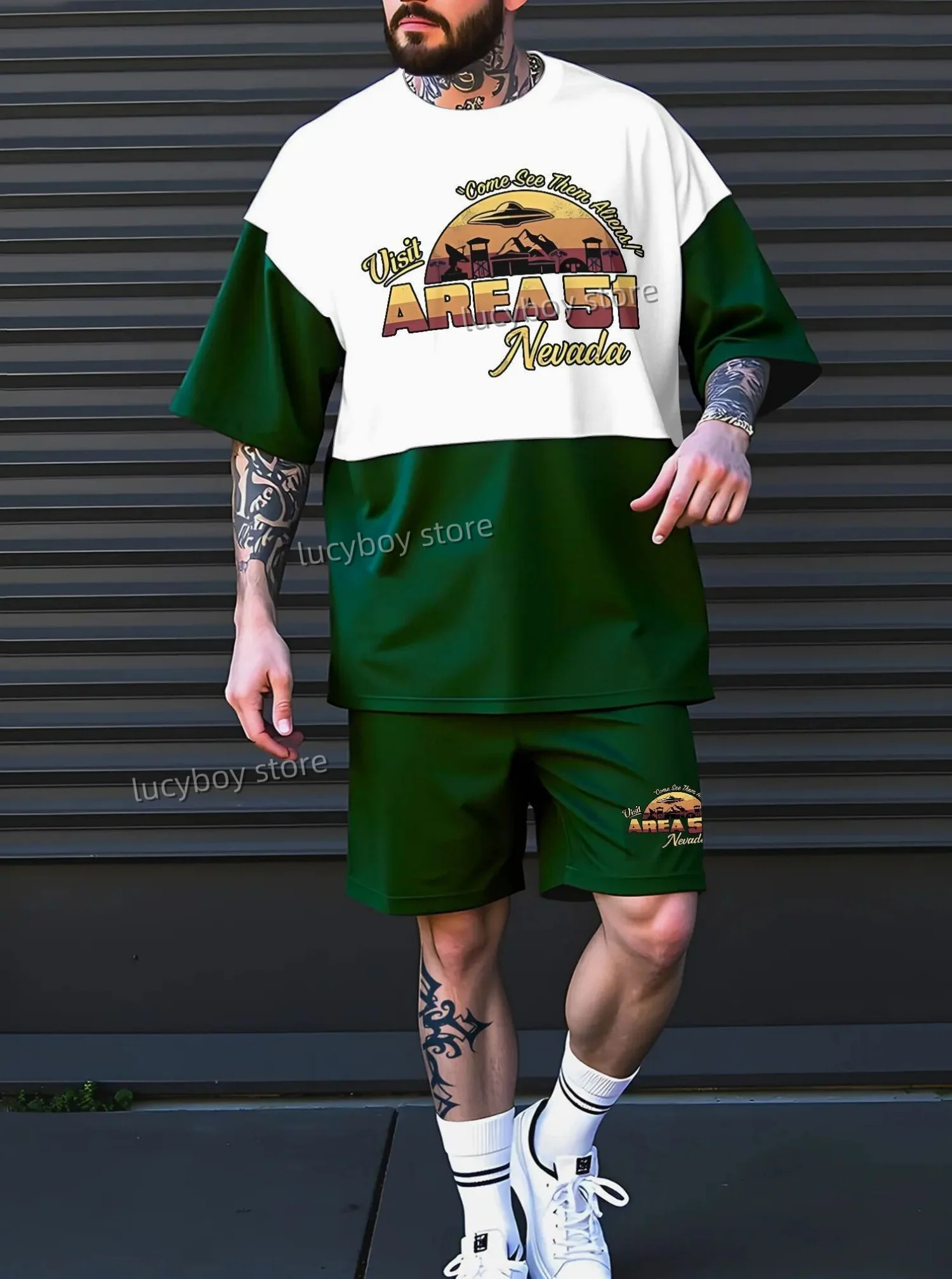 Letter NO.51Printed Sport T-shirt+shorts Suit Set Men Male Luxury Tracksuit Outfit Runing Oversized 2 Piece Set Clothes
Letter NO.51Printed Sport T-shirt+shorts Suit Set Men Male Luxury Tracksuit Outfit Runing Oversized 2 Piece Set Clothes