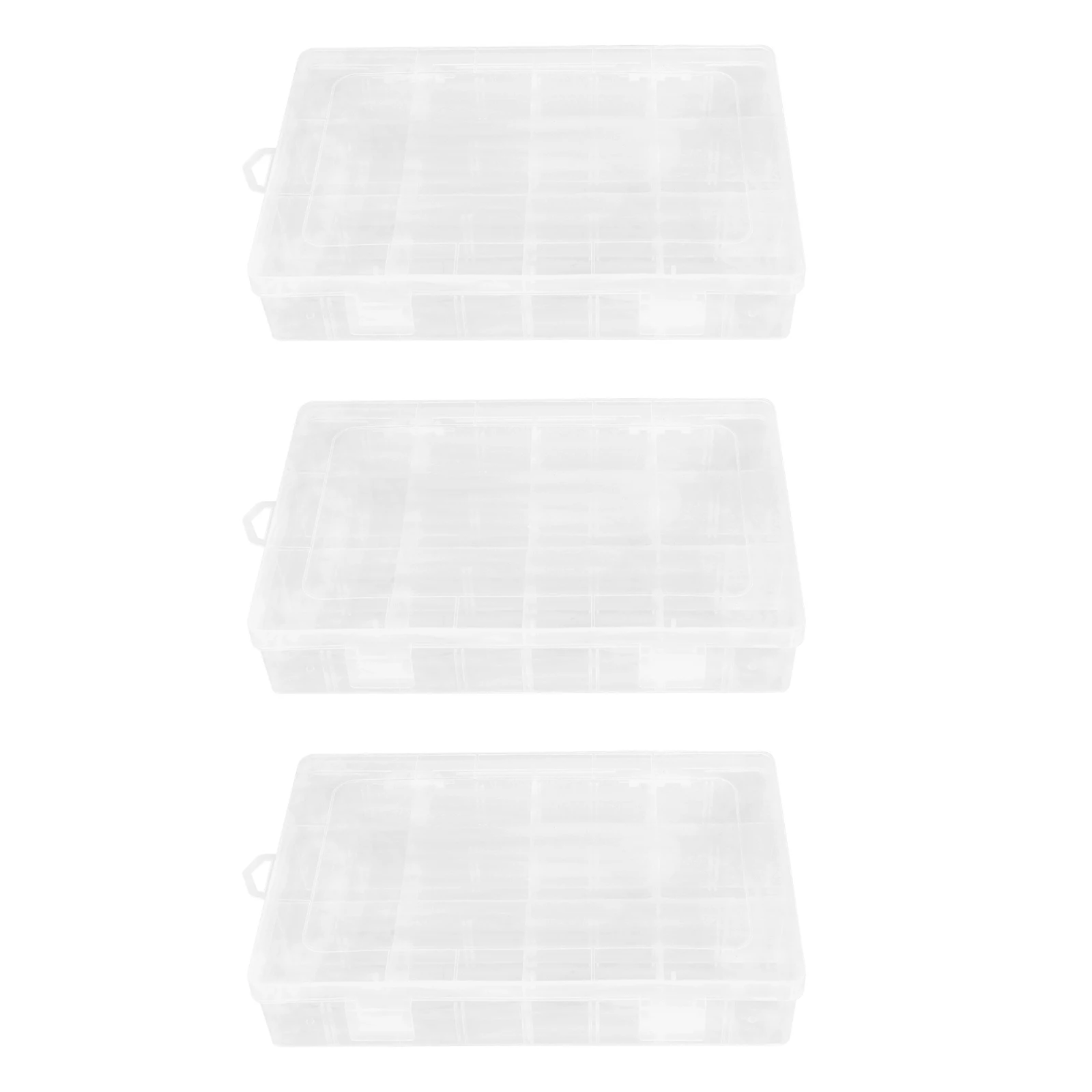 3pcs Transparent Storage Box Clear Plastic Compartment Container Multi-Purpose Organizing Box For Jewelry Accessories Parts
3pcs Transparent Storage Box Clear Plastic Compartment Container Multi-Purpose Organizing Box For Jewelry Accessories Parts