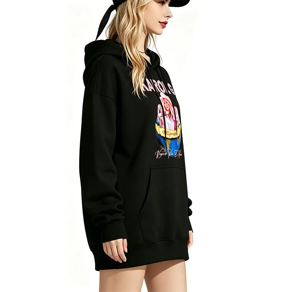 Karol G Viajando Por El Mundo Tropitour 2026 Hoodie Men Women Fashion Oversized Streetwear Male Vintage Casual Hooded Sweatshirt
Karol G Viajando Por El Mundo Tropitour 2026 Hoodie Men Women Fashion Oversized Streetwear Male Vintage Casual Hooded Sweatshirt